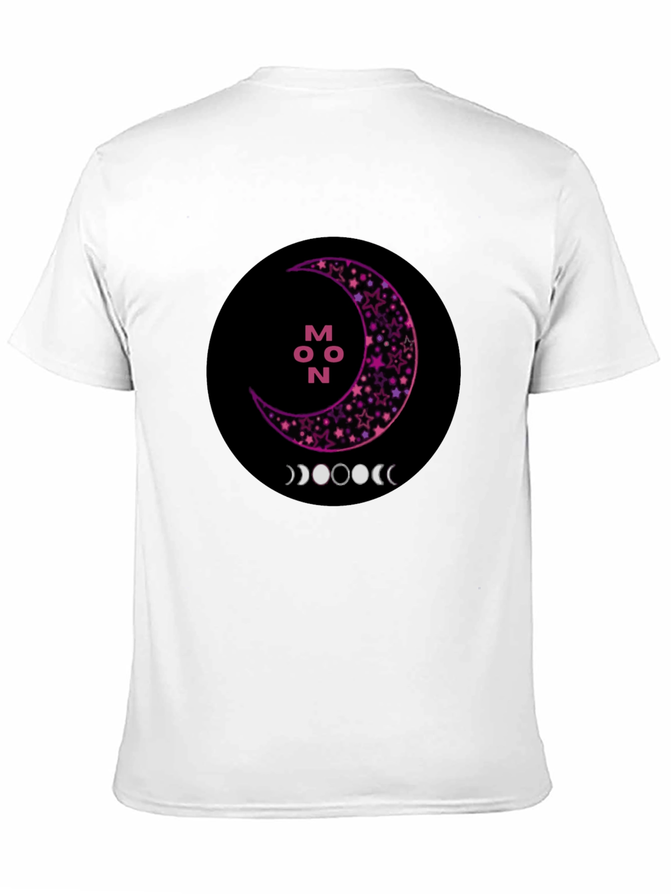 Moon Phases T-Shirt - Celestial Design