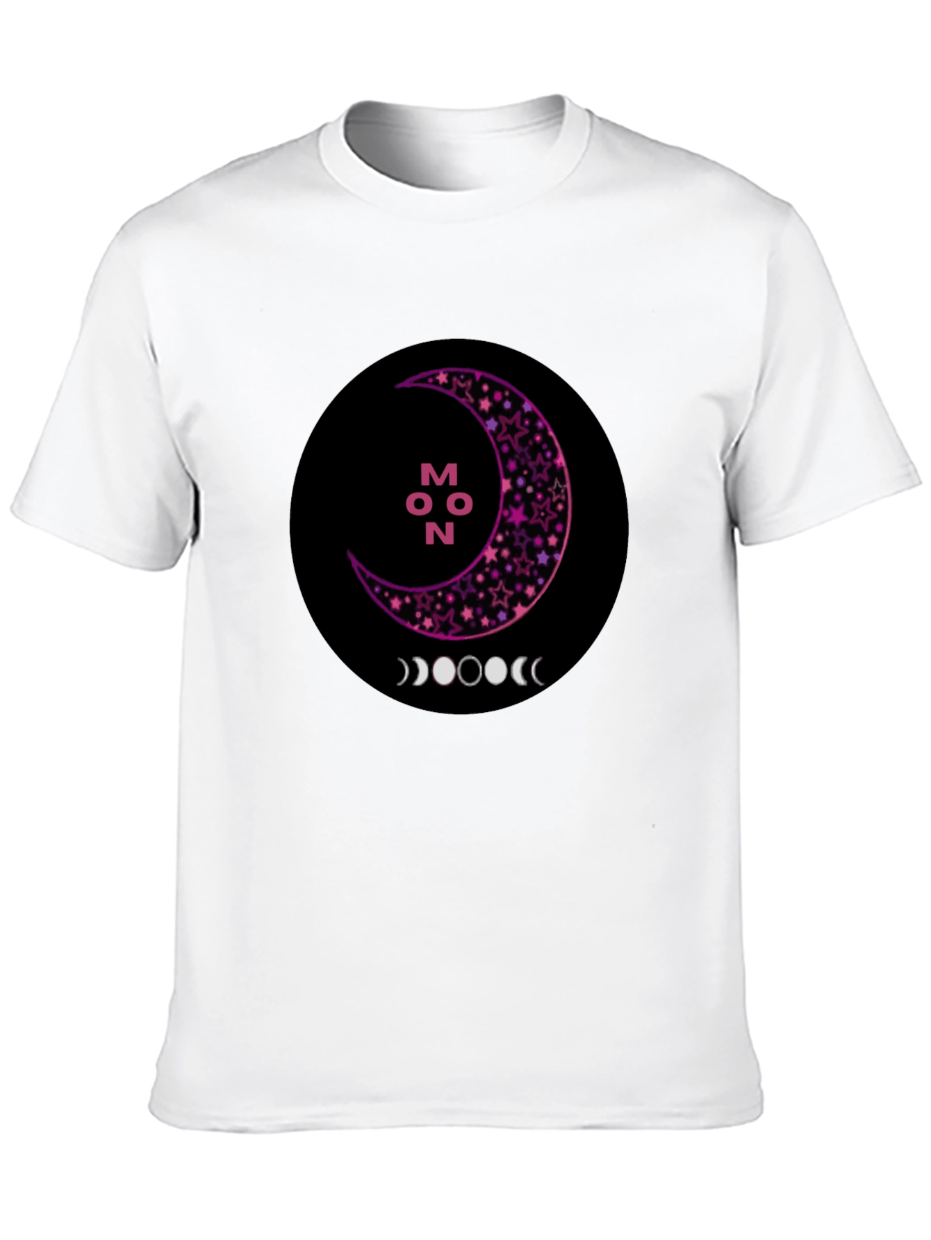 Moon Phases T-Shirt - Celestial Design