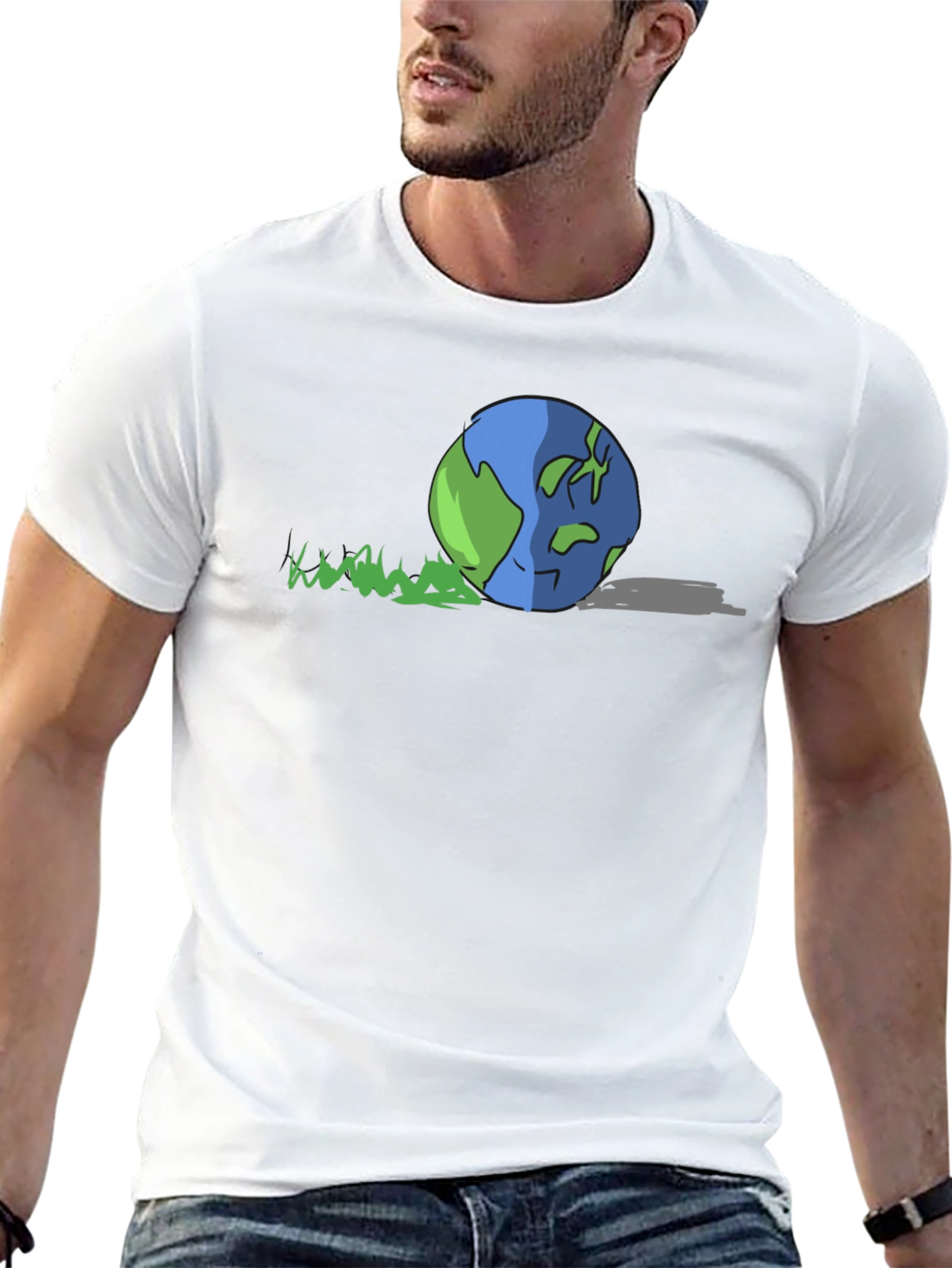 Earth Day Cartoon Graphic Tee