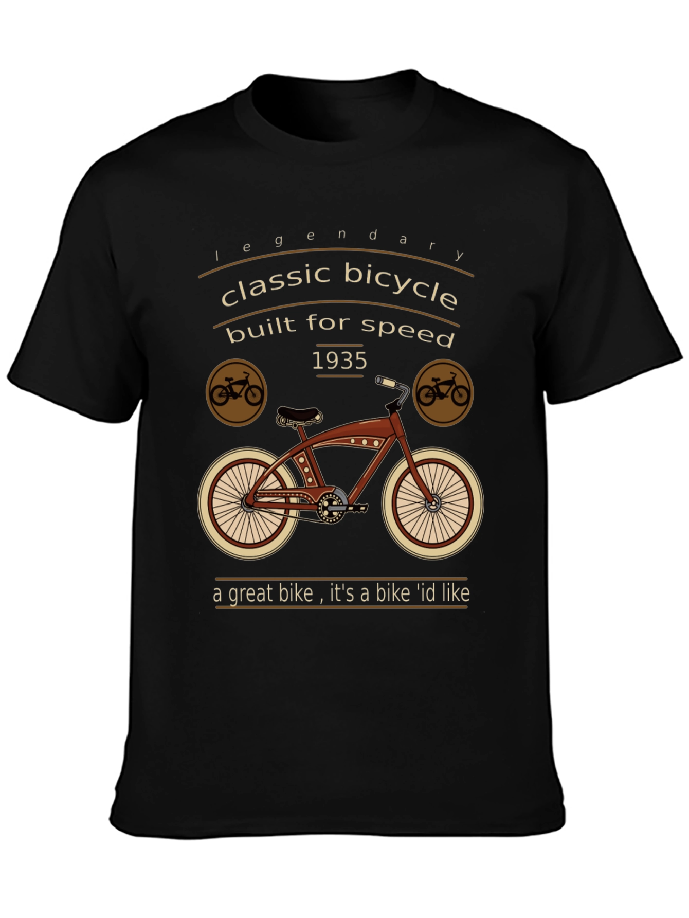 Classic Bicycle T-Shirt - Legendary 1935 Design