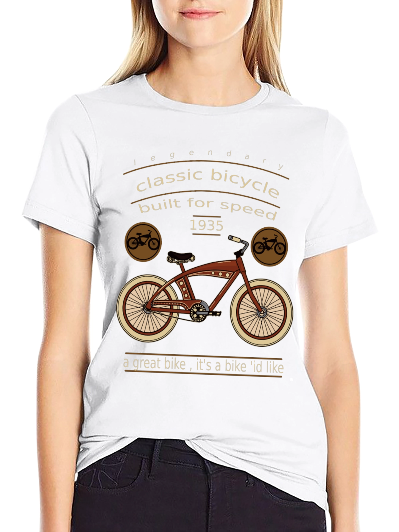 Classic Bicycle T-Shirt - Legendary 1935 Design