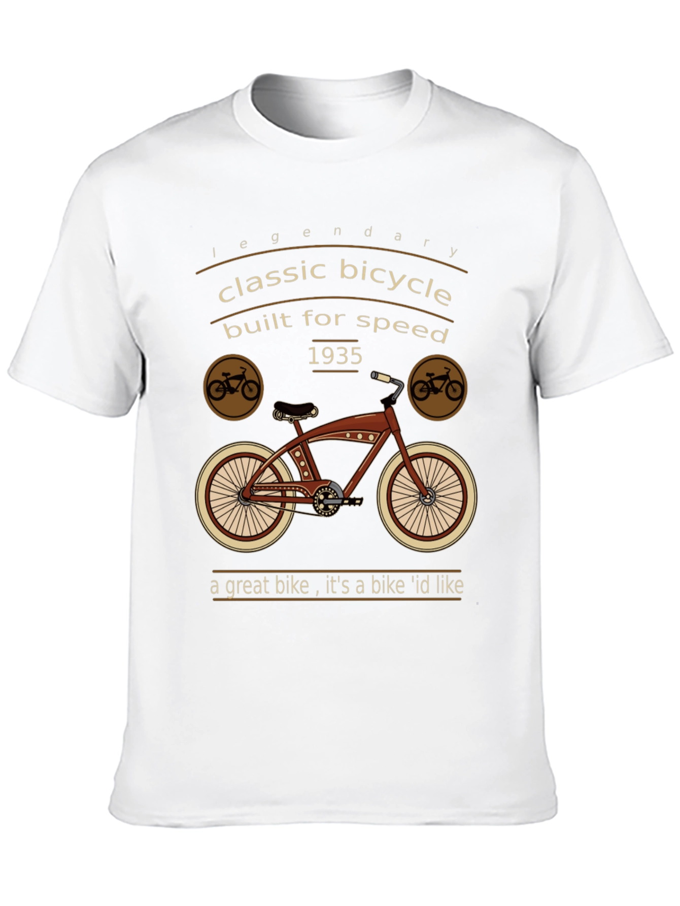 Classic Bicycle T-Shirt - Legendary 1935 Design