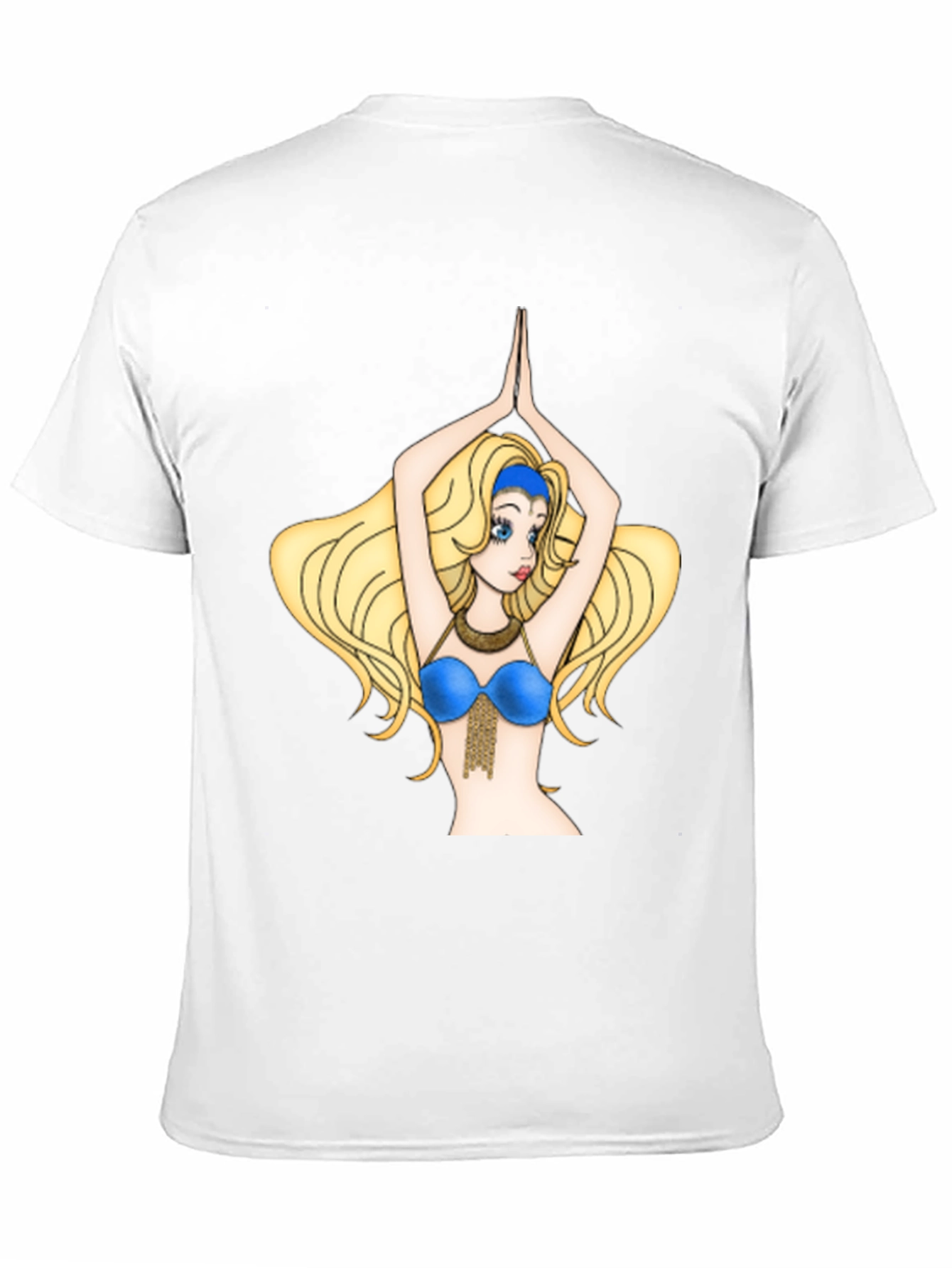 Cartoon Belly Dancer Graphic Tee