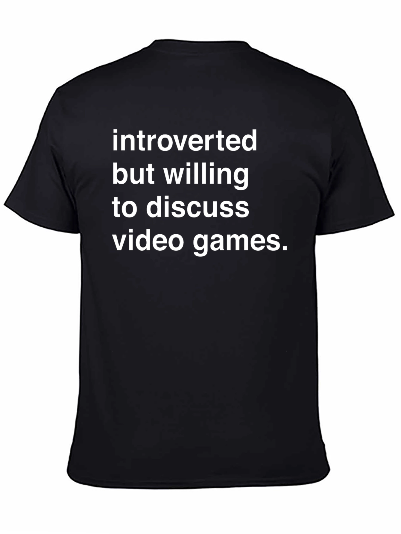 Introverted Gamer T-Shirt - Video Game Fan Tee