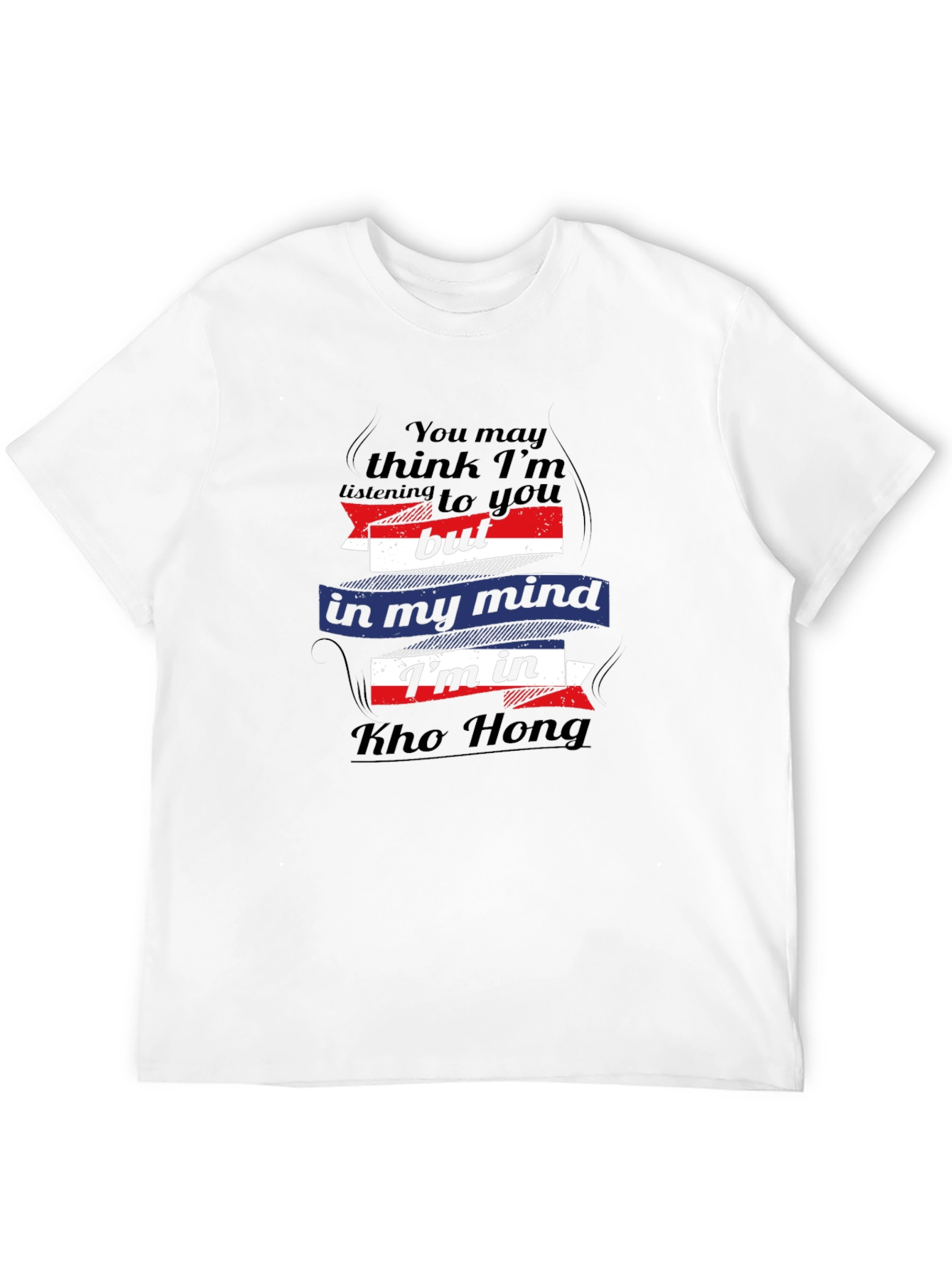 Kho Hong Mind Black Graphic Tee