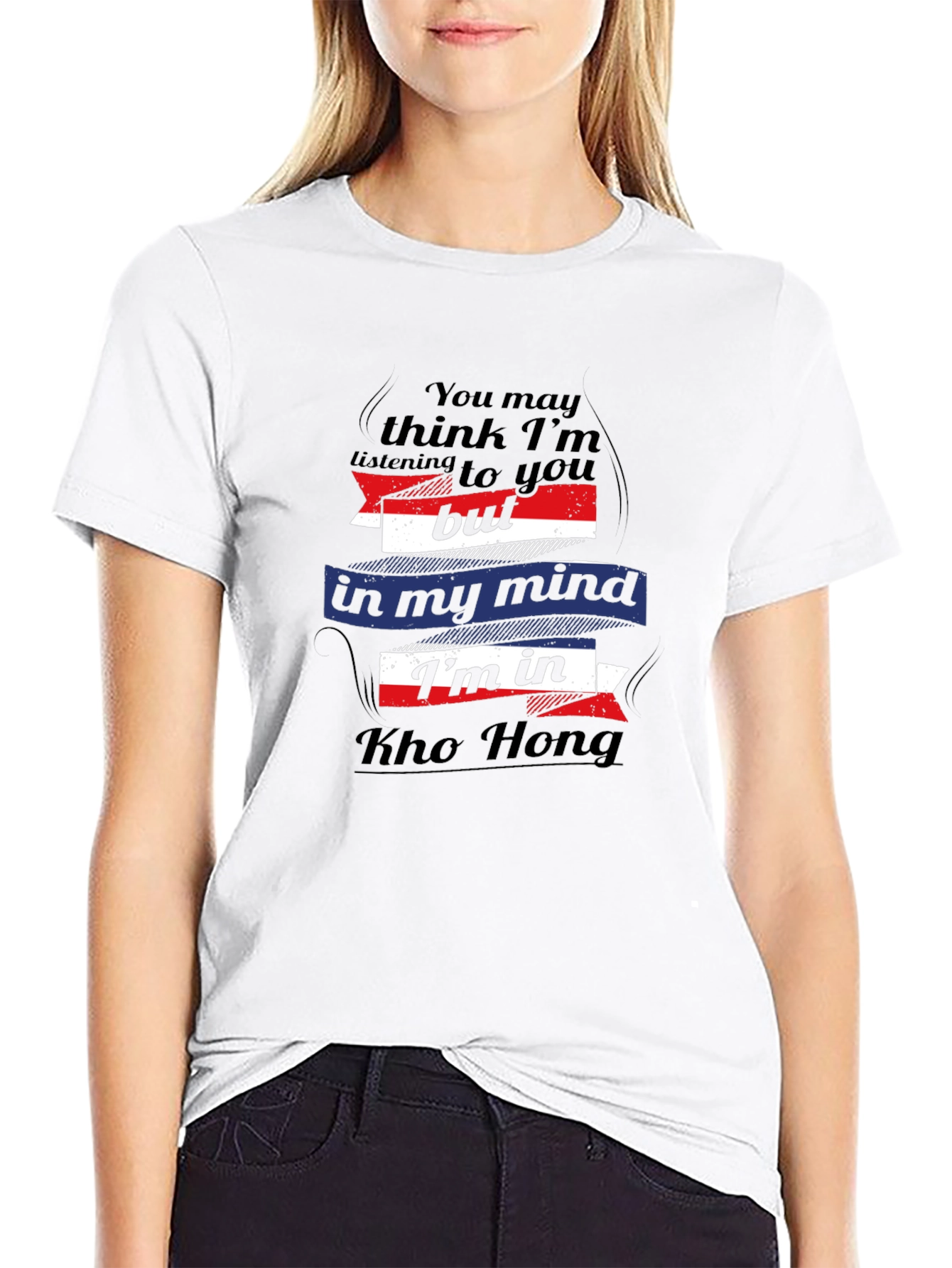 Kho Hong Mind Black Graphic Tee
