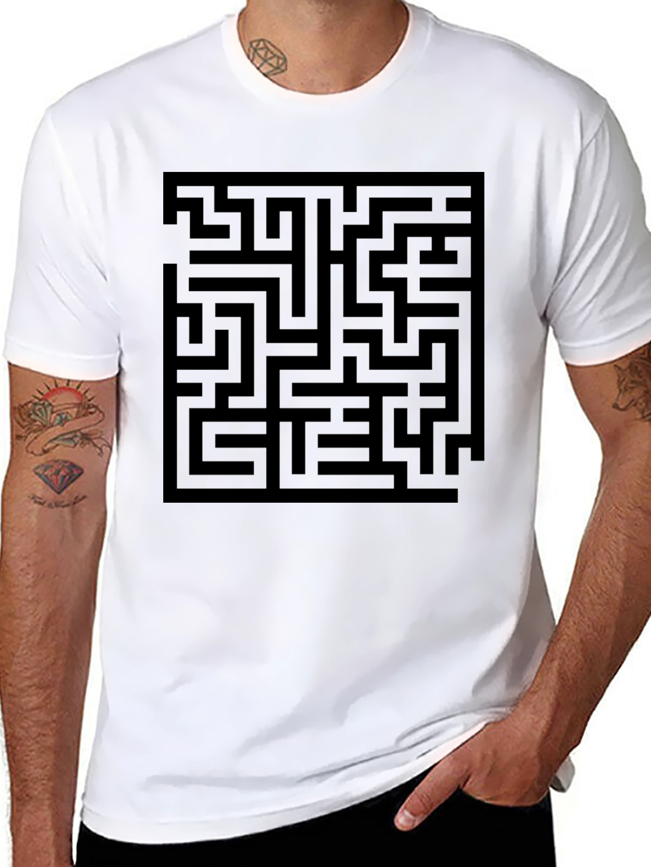 Maze T-Shirt - Solve the Mystery!