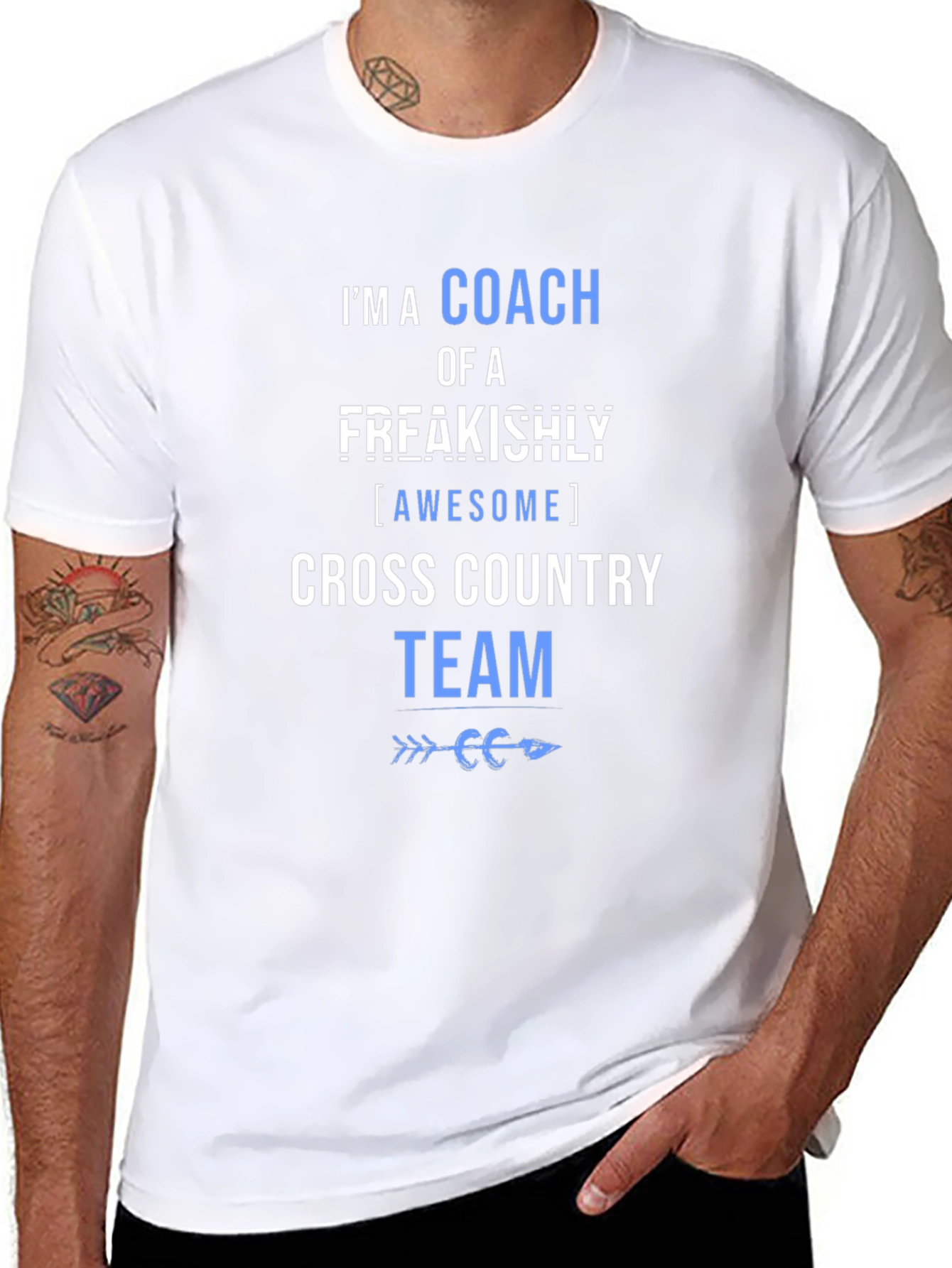 Coach Cross Country Team Graphic T-Shirt