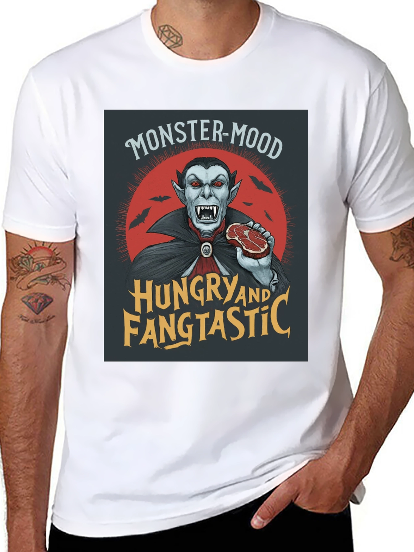 Monster-Mood Vampire Graphic Tee