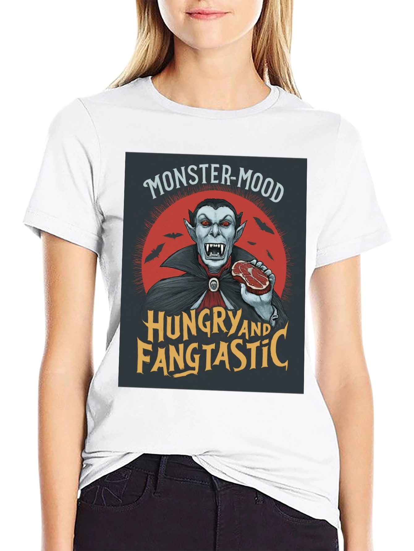 Monster-Mood Vampire Graphic Tee