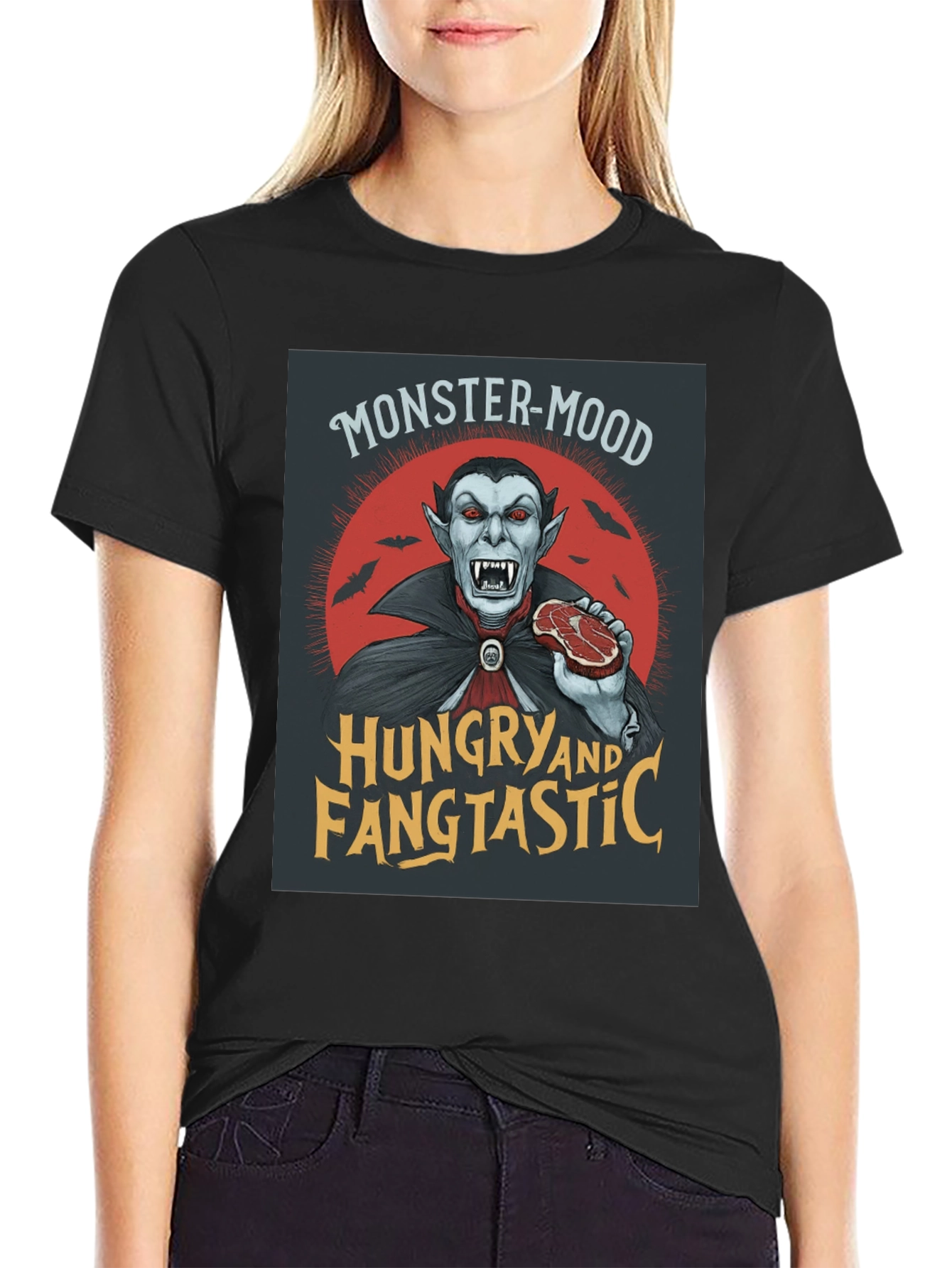 Monster-Mood Vampire Graphic Tee