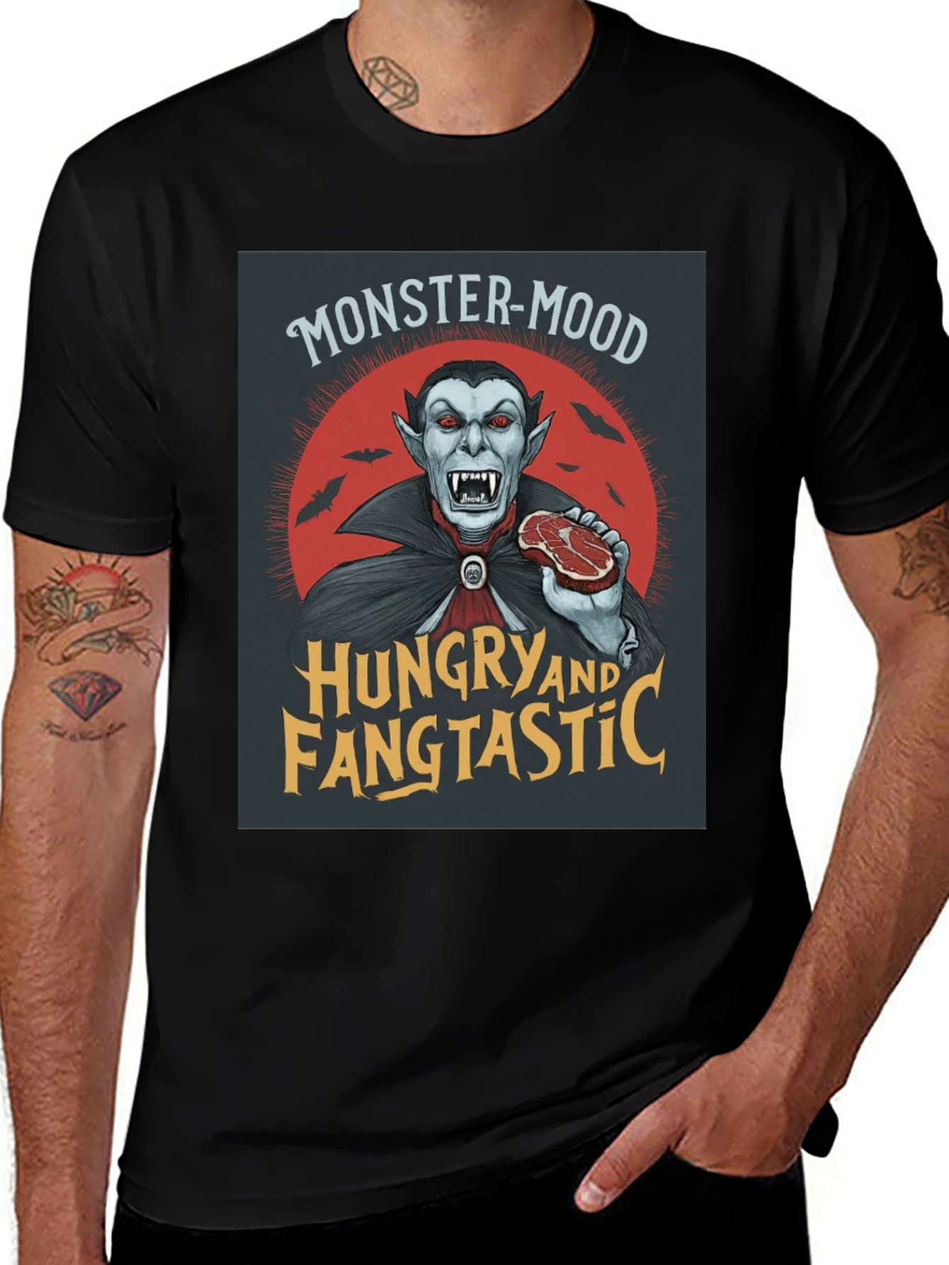 Monster-Mood Vampire Graphic Tee