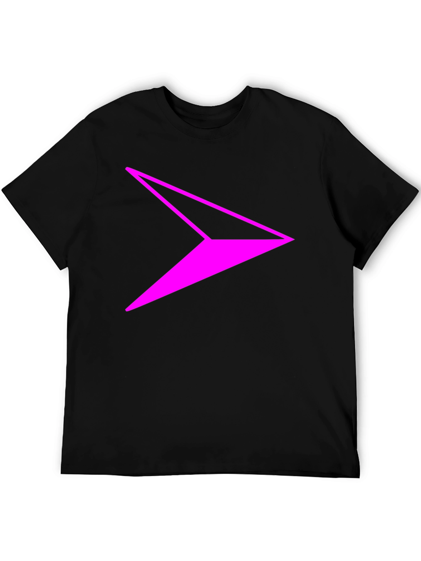Modern Arrow Graphic Tee - Casual Black T-Shirt