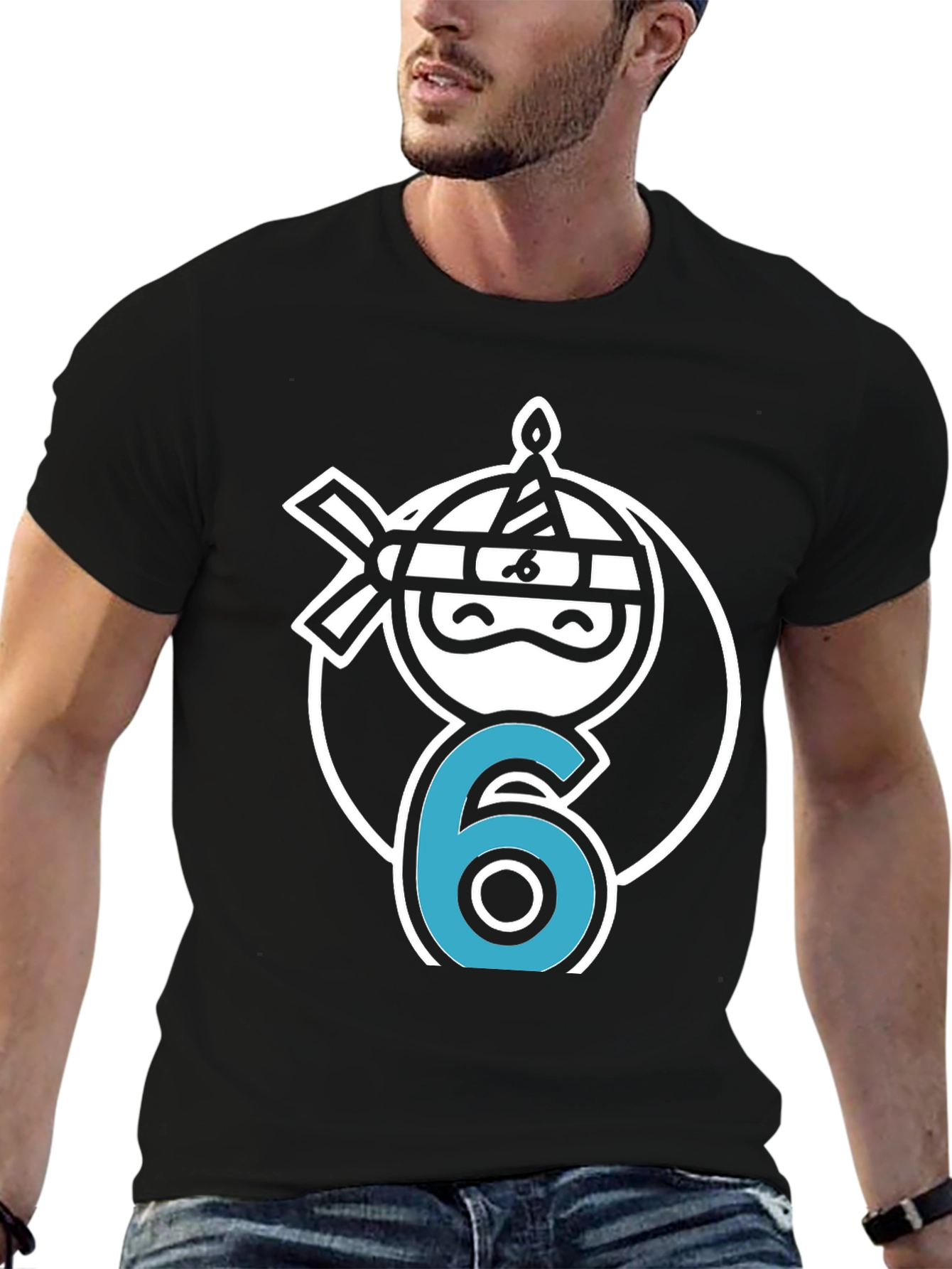 Ninja 6th Birthday T-Shirt