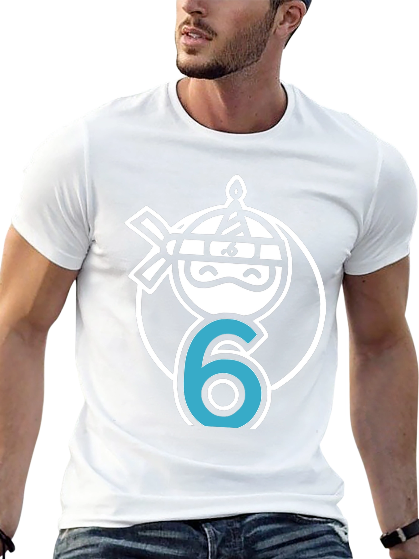 Ninja 6th Birthday T-Shirt