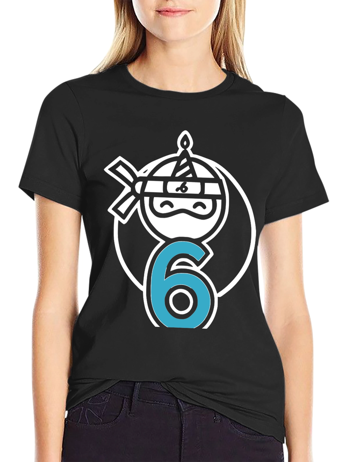 Ninja 6th Birthday T-Shirt