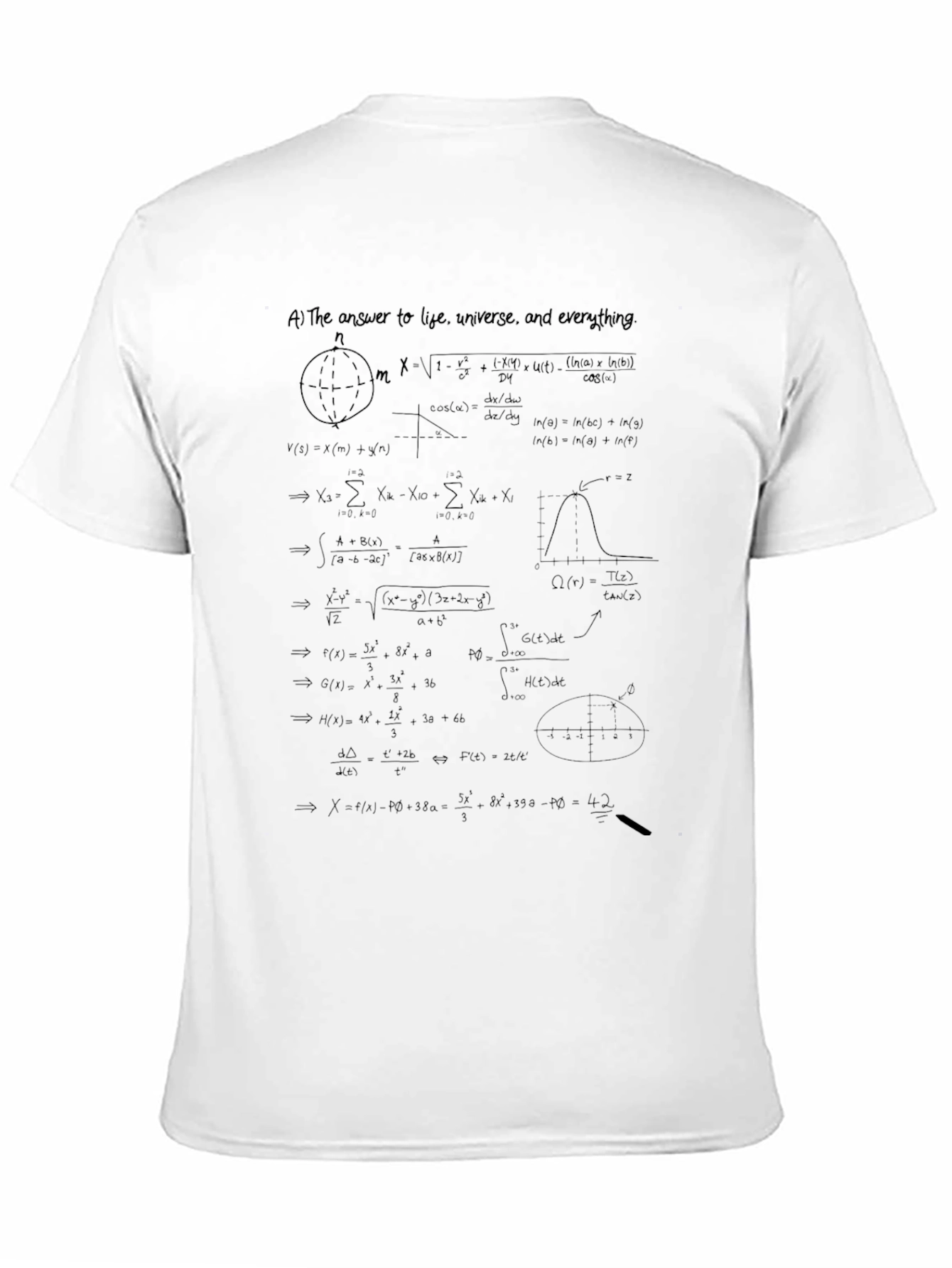 Math Equations Graphic T-Shirt
