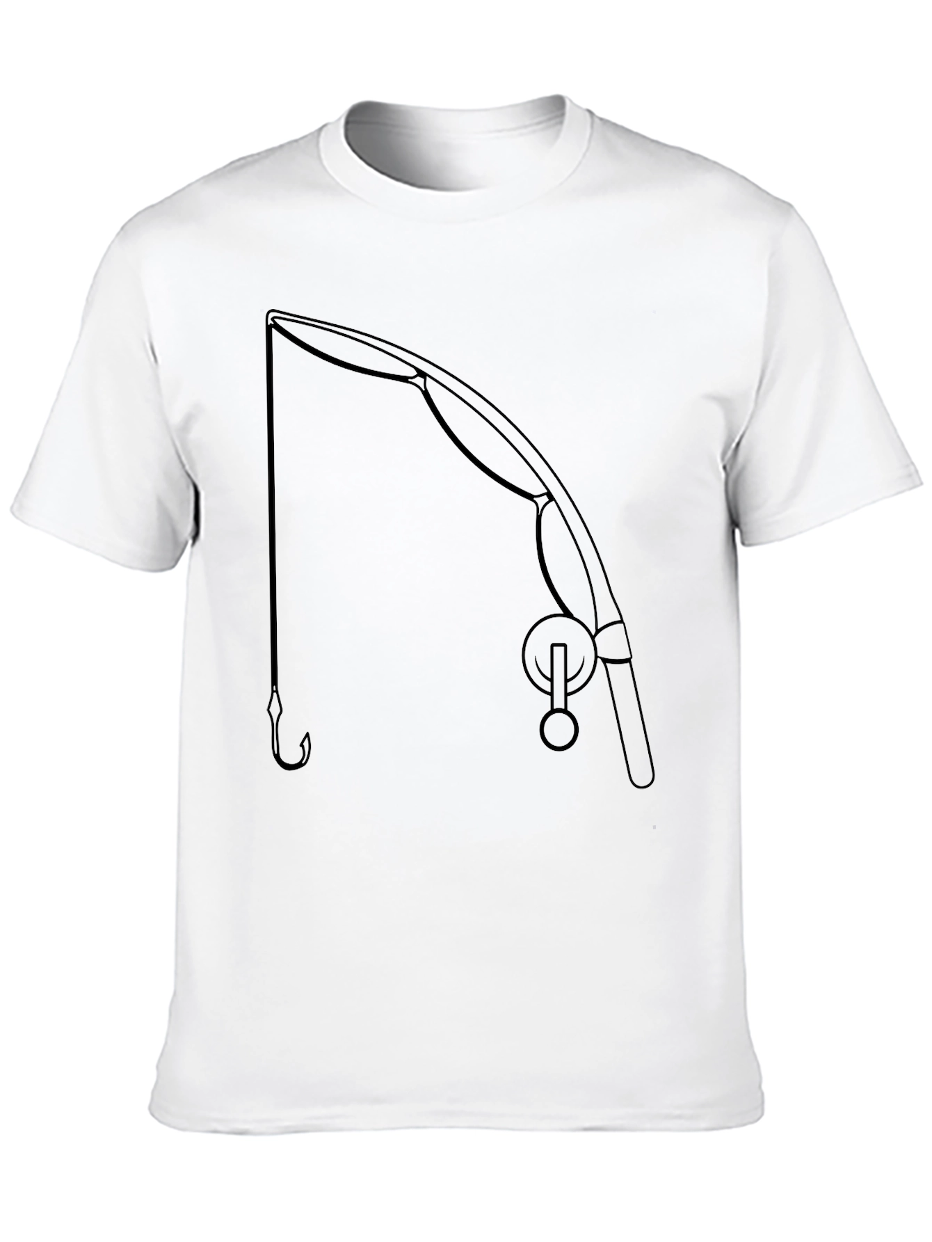 Fishing Rod Graphic Tee - Anglers Style