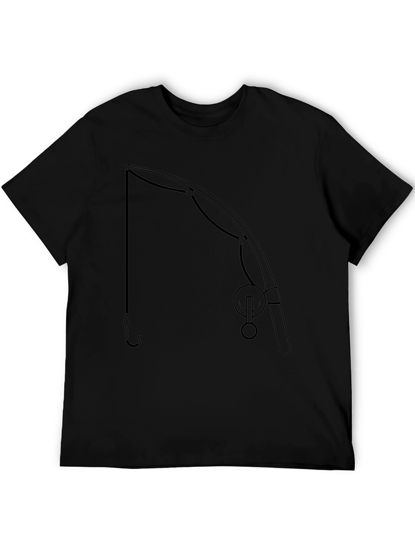 Fishing Rod Graphic Tee - Anglers Style