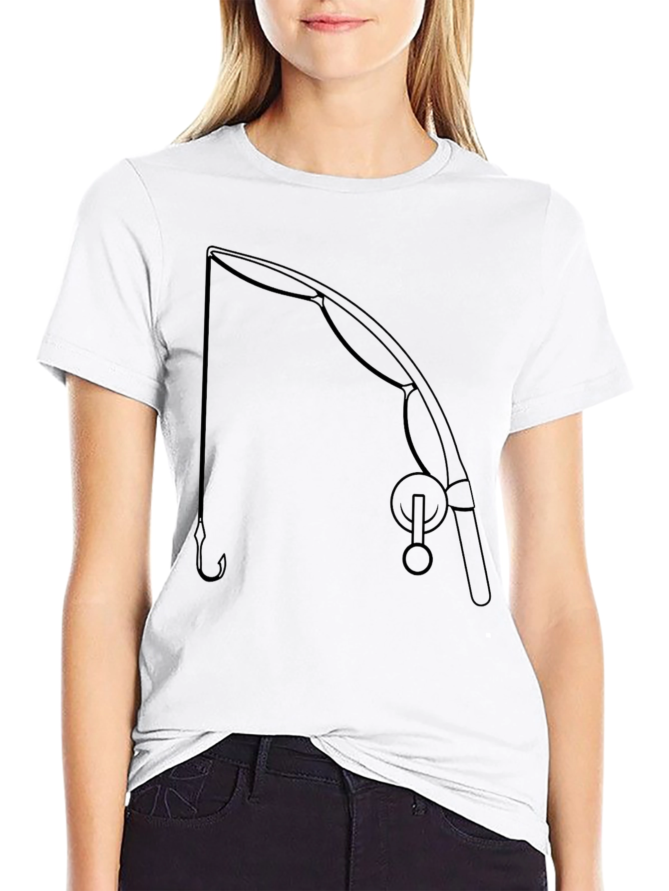 Fishing Rod Graphic Tee - Anglers Style