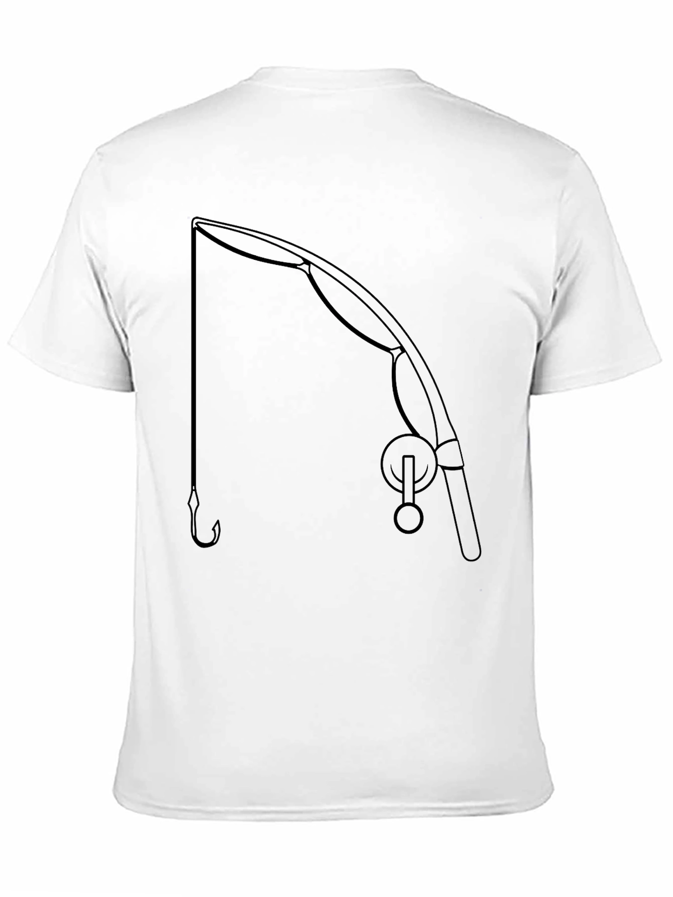 Fishing Rod Graphic Tee - Anglers Style