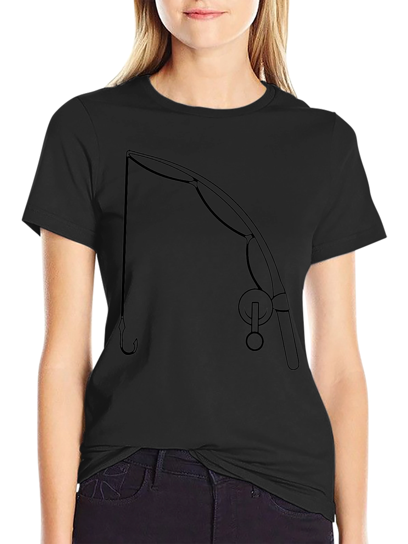 Fishing Rod Graphic Tee - Anglers Style
