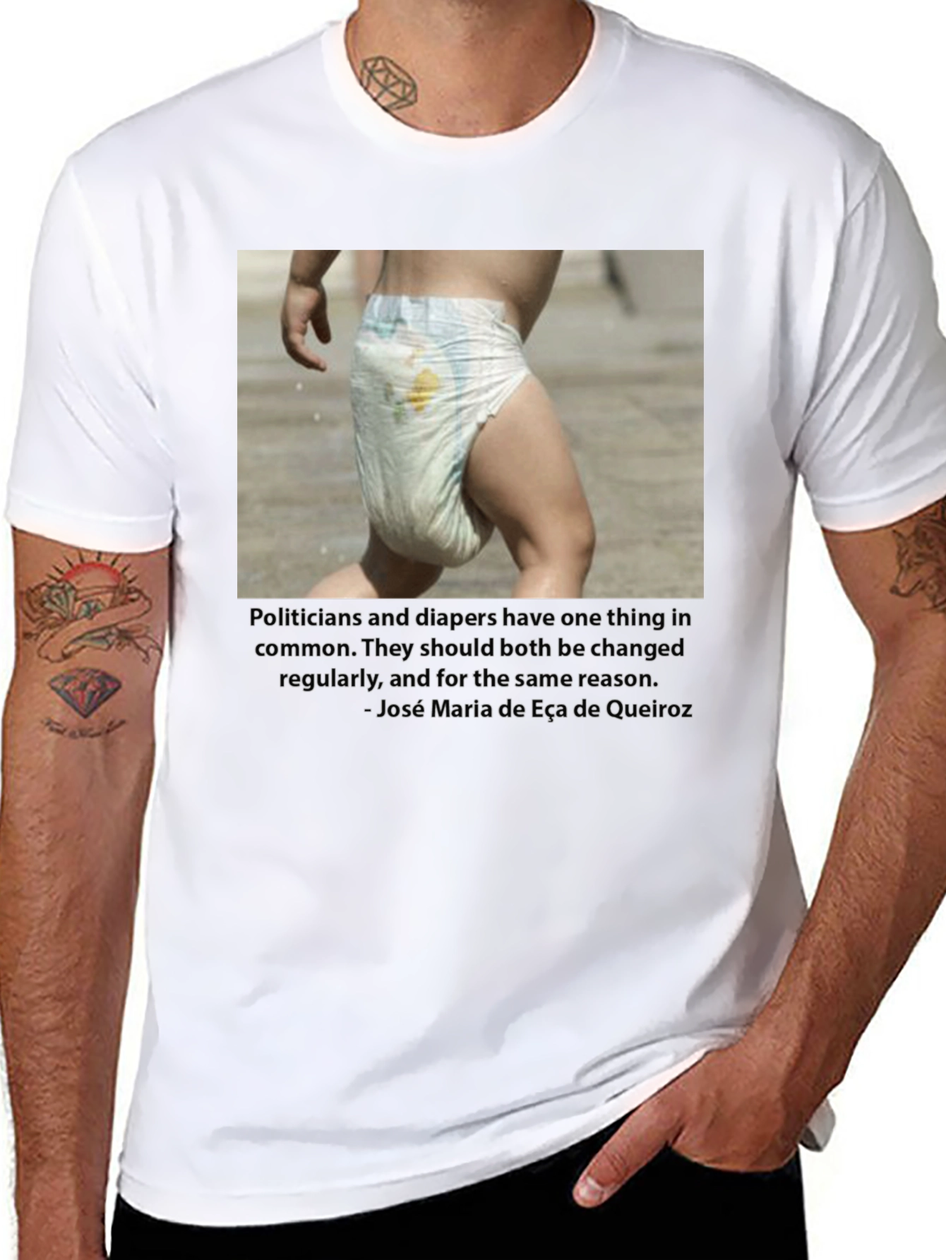 Humorous Politics & Diapers T-Shirt
