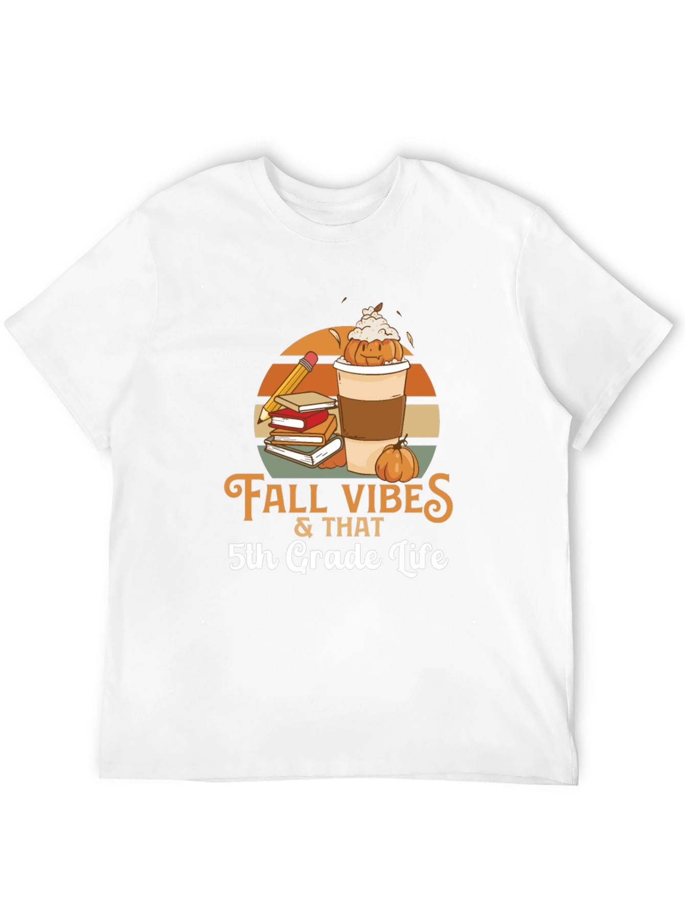Fall Vibes 5th Grade Life T-Shirt
