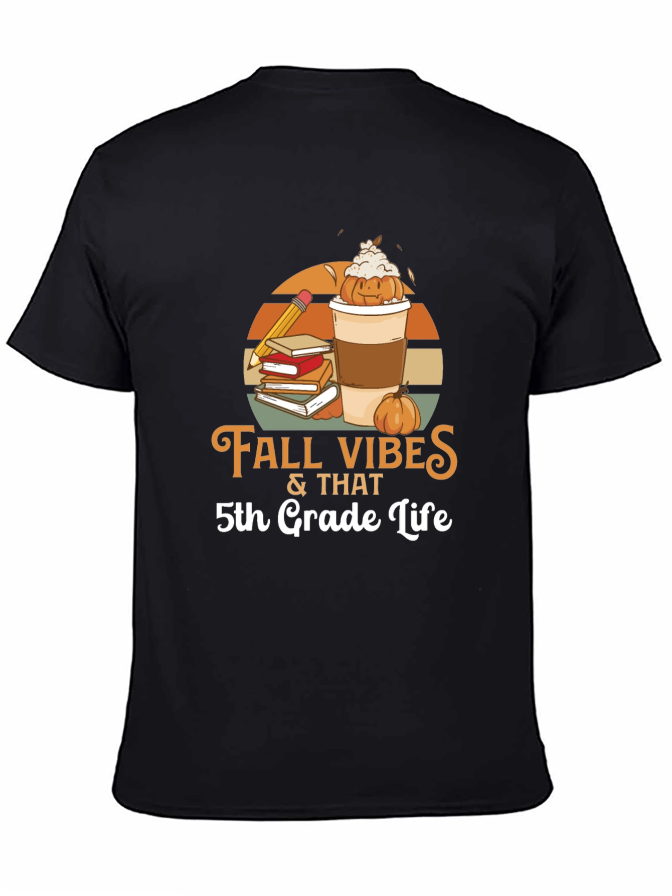 Fall Vibes 5th Grade Life T-Shirt