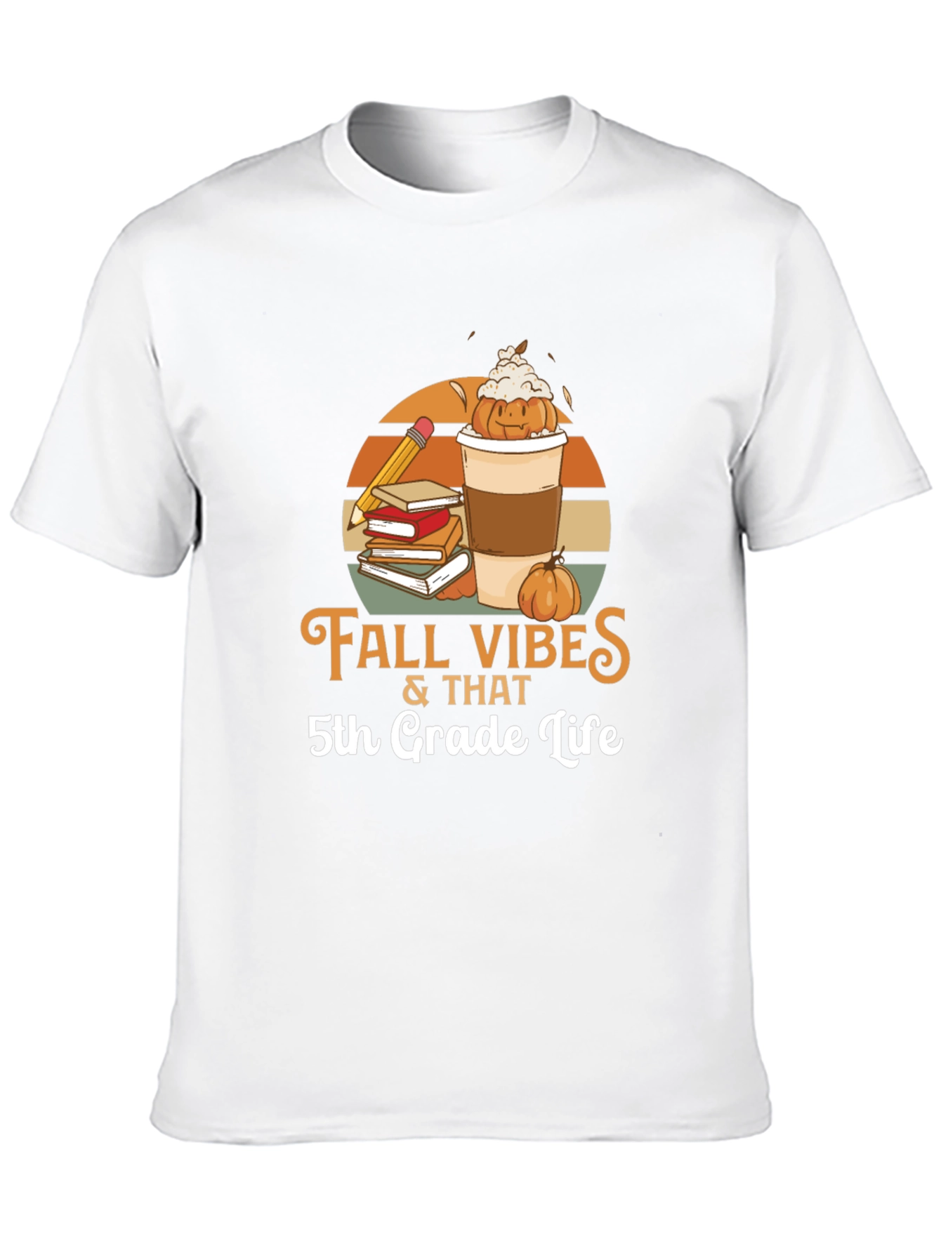 Fall Vibes 5th Grade Life T-Shirt