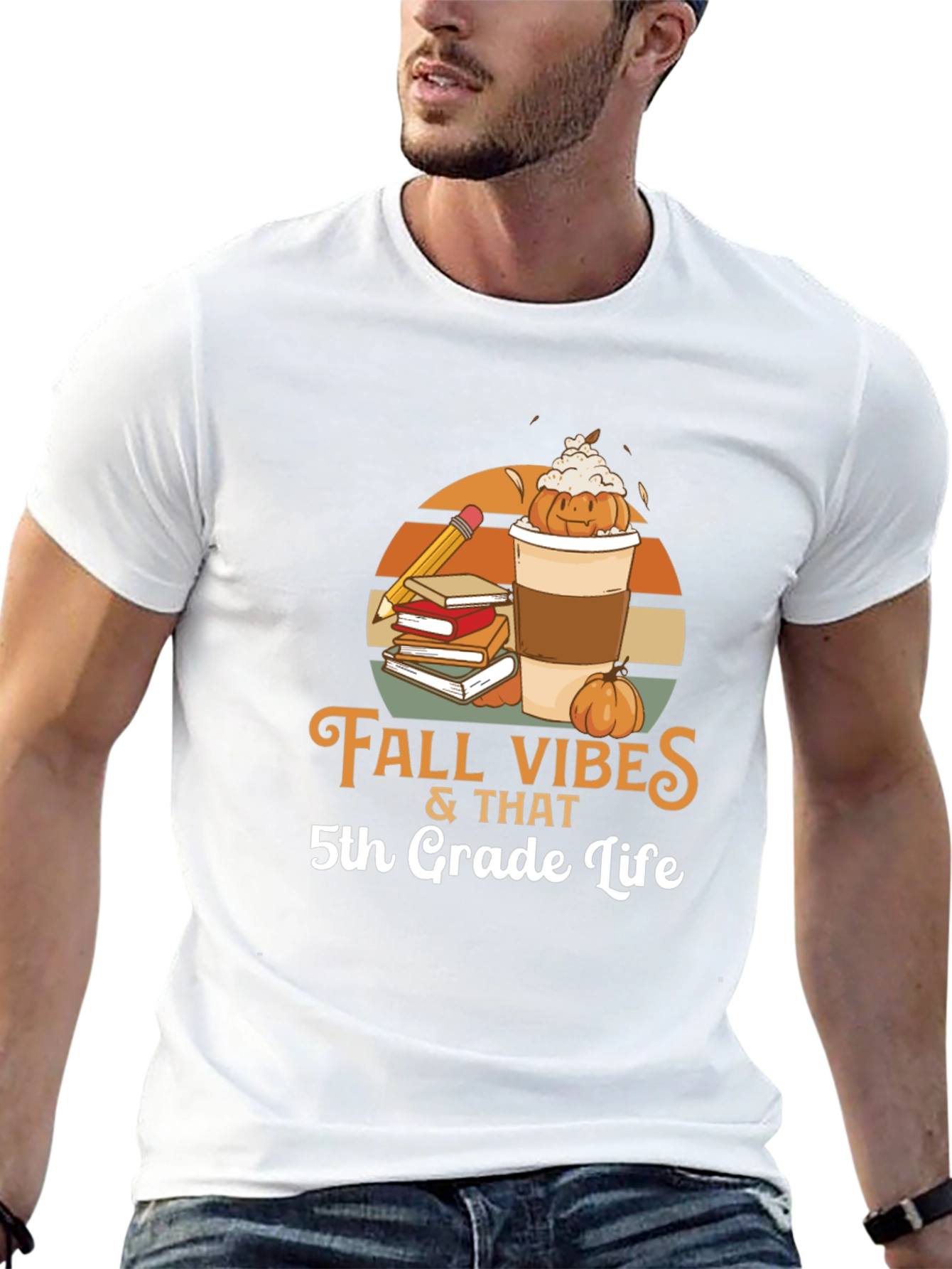 Fall Vibes 5th Grade Life T-Shirt