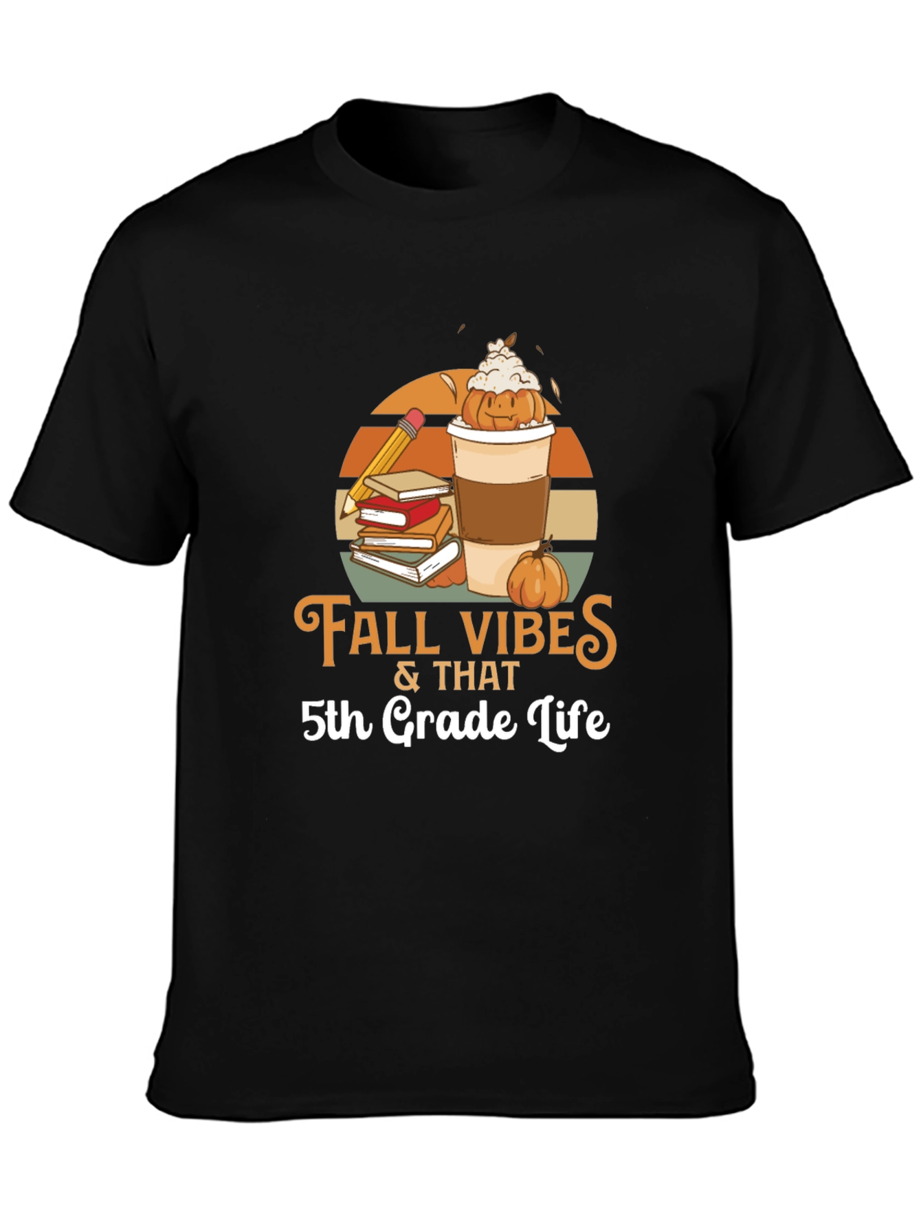 Fall Vibes 5th Grade Life T-Shirt