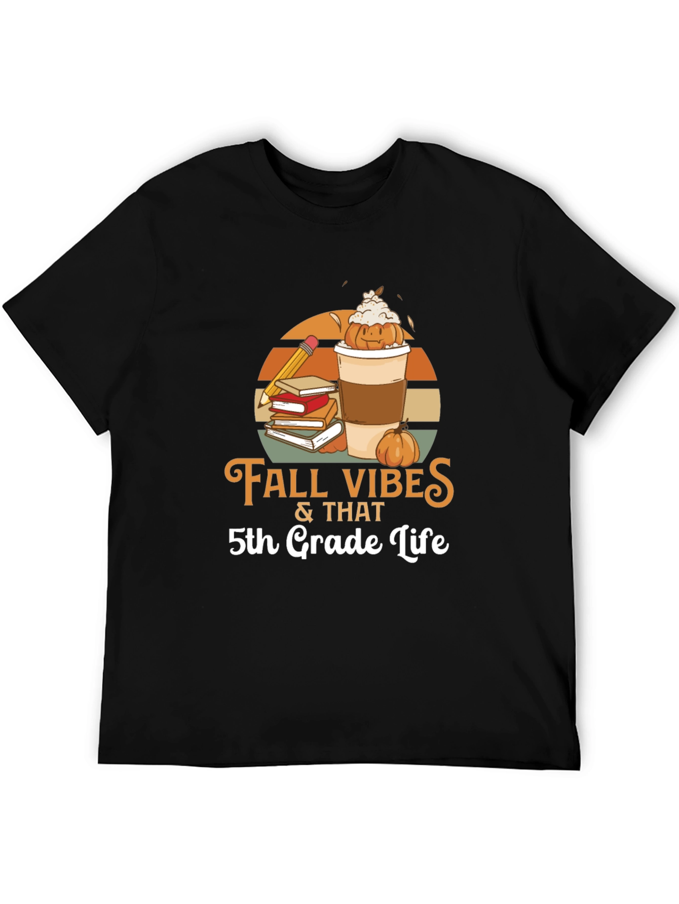 Fall Vibes 5th Grade Life T-Shirt