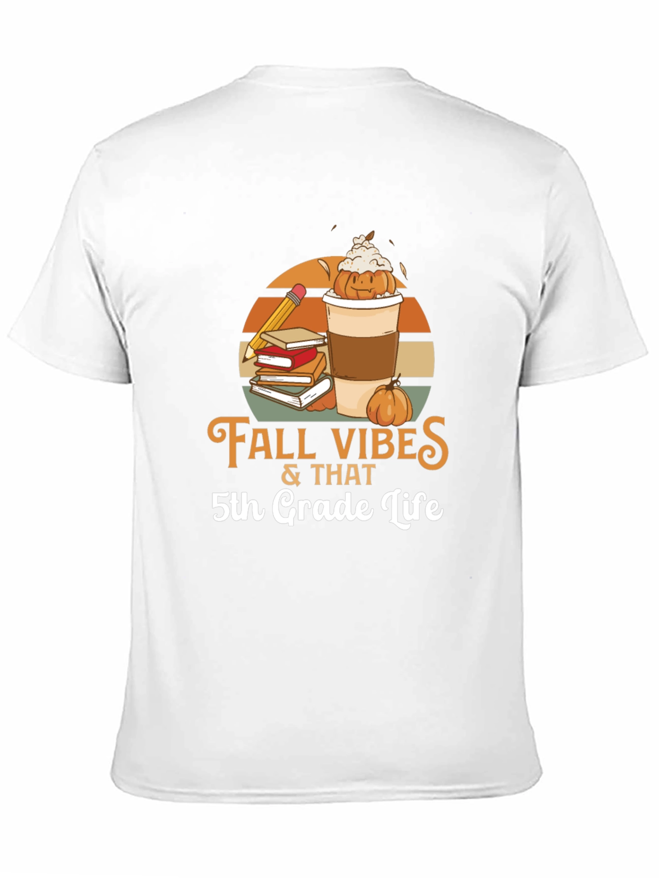 Fall Vibes 5th Grade Life T-Shirt