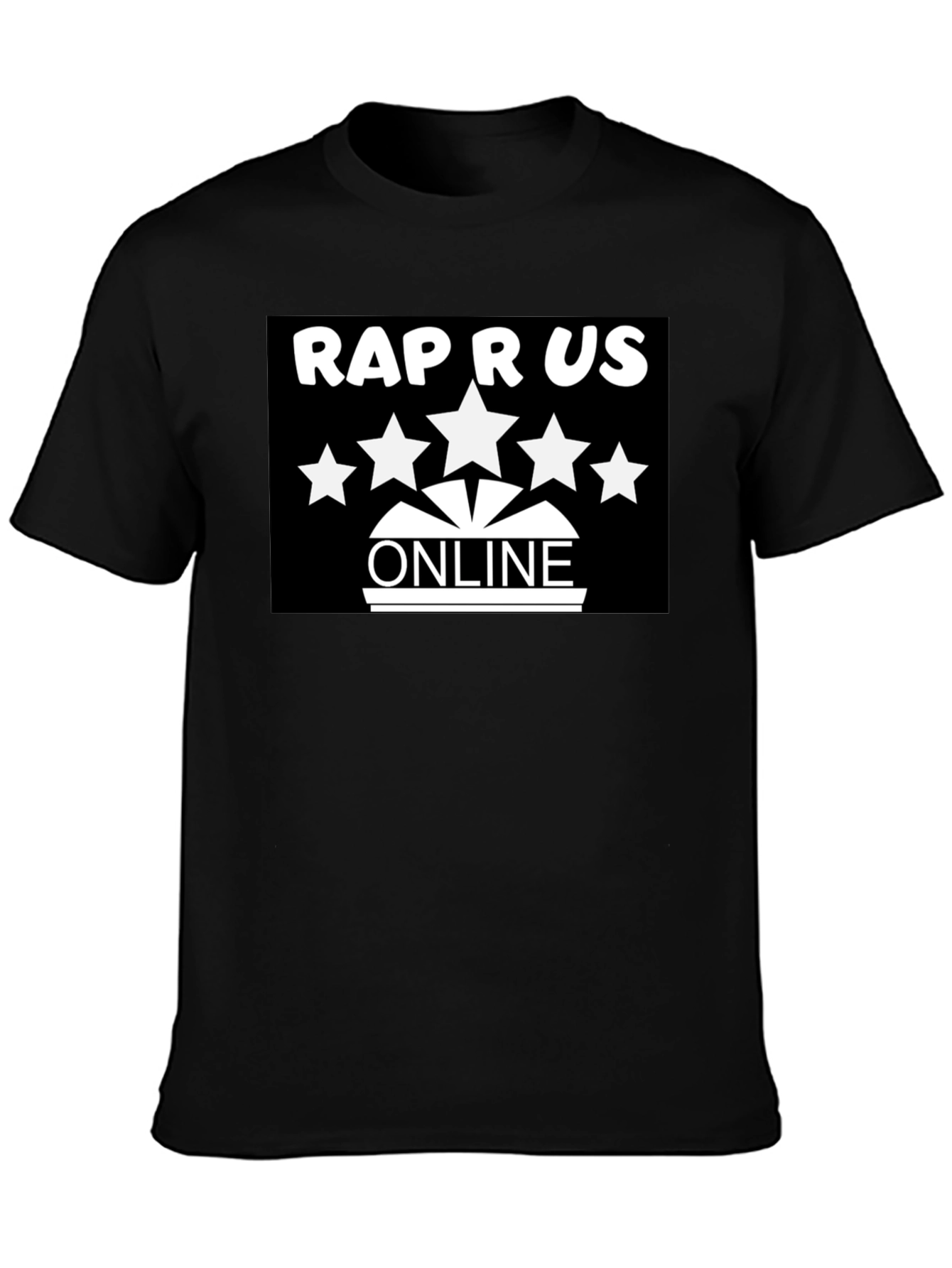 Rap R US Online Black T-Shirt