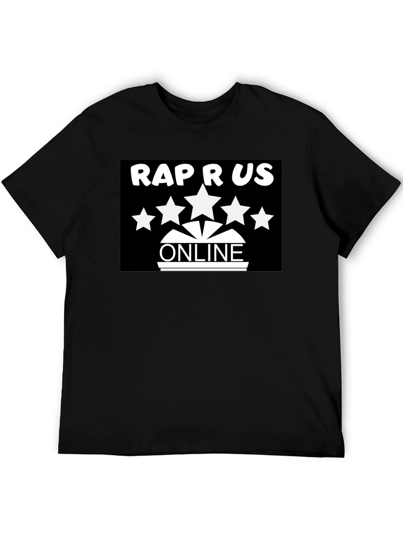 Rap R US Online Black T-Shirt