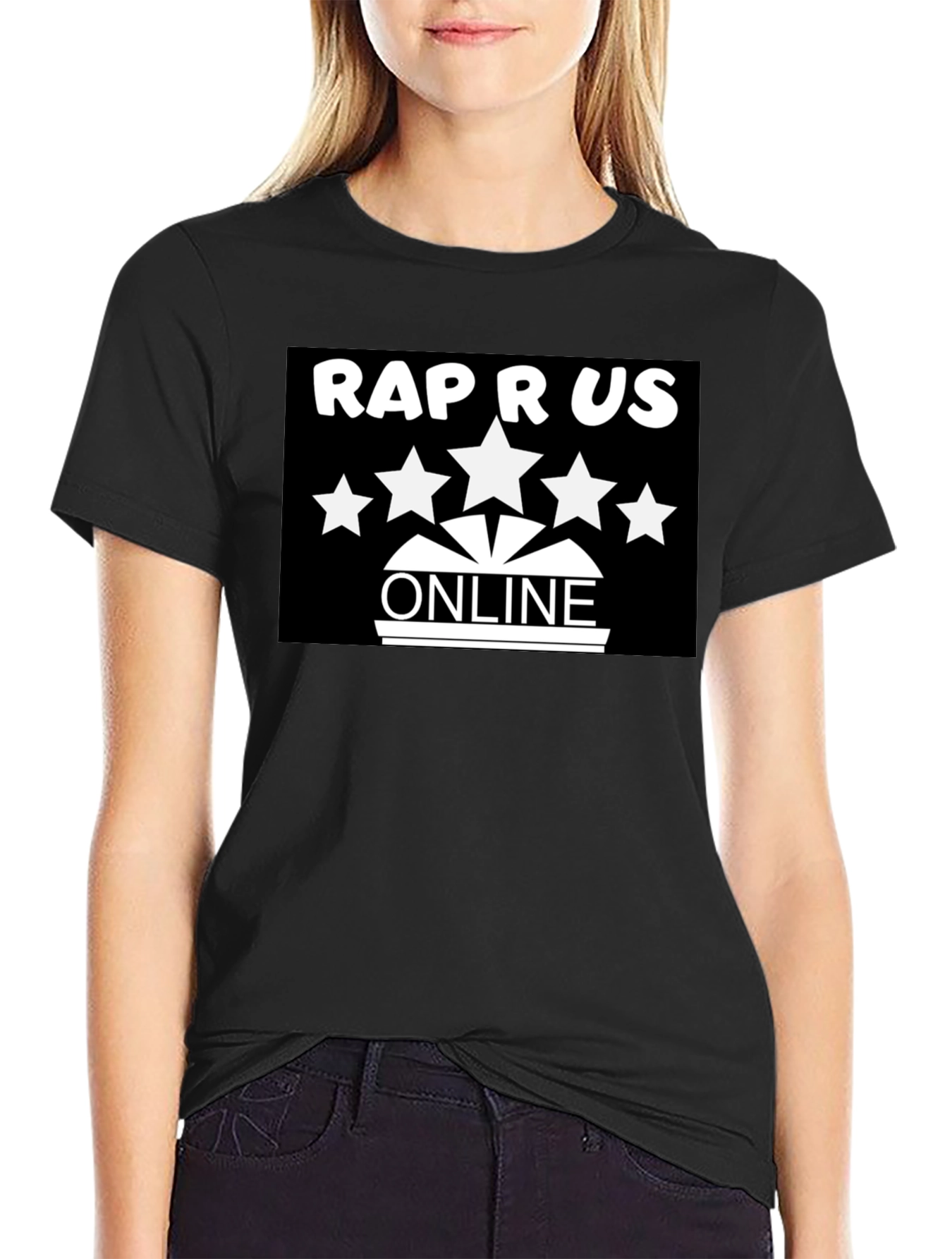 Rap R US Online Black T-Shirt