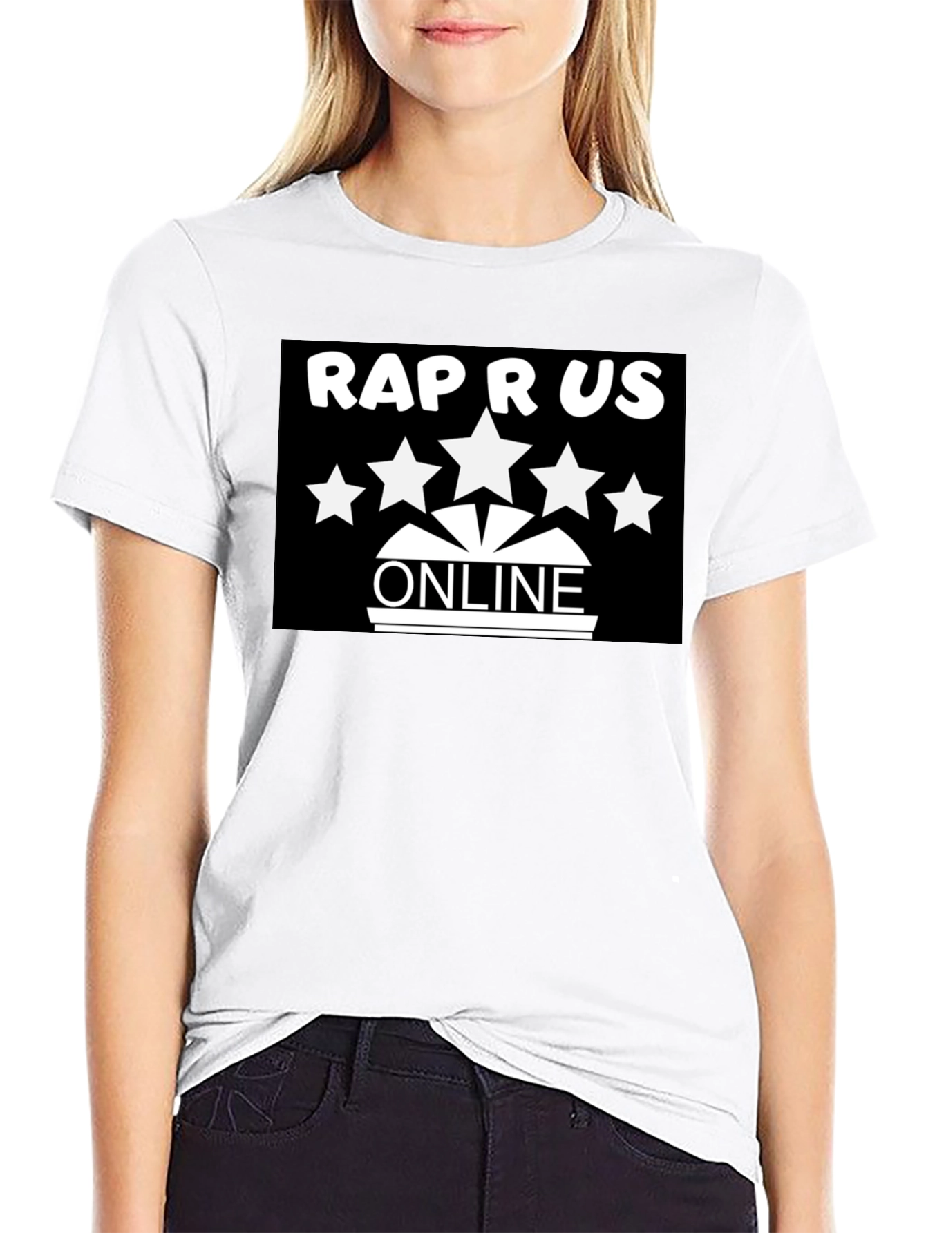 Rap R US Online Black T-Shirt