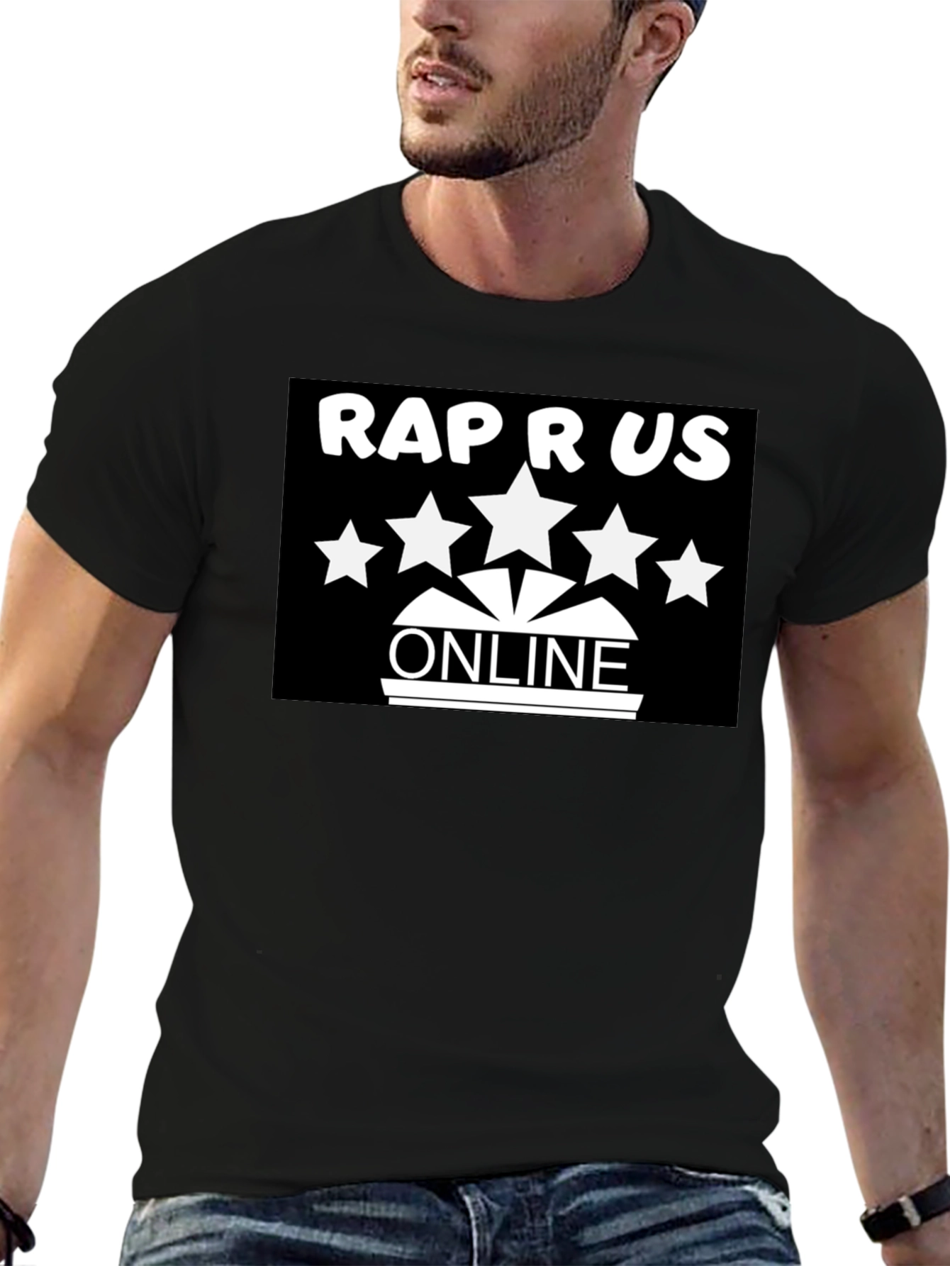Rap R US Online Black T-Shirt