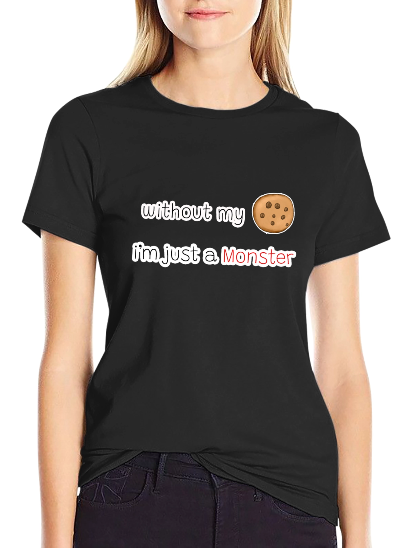 Cookie Monster T-Shirt Funny Graphic Tee