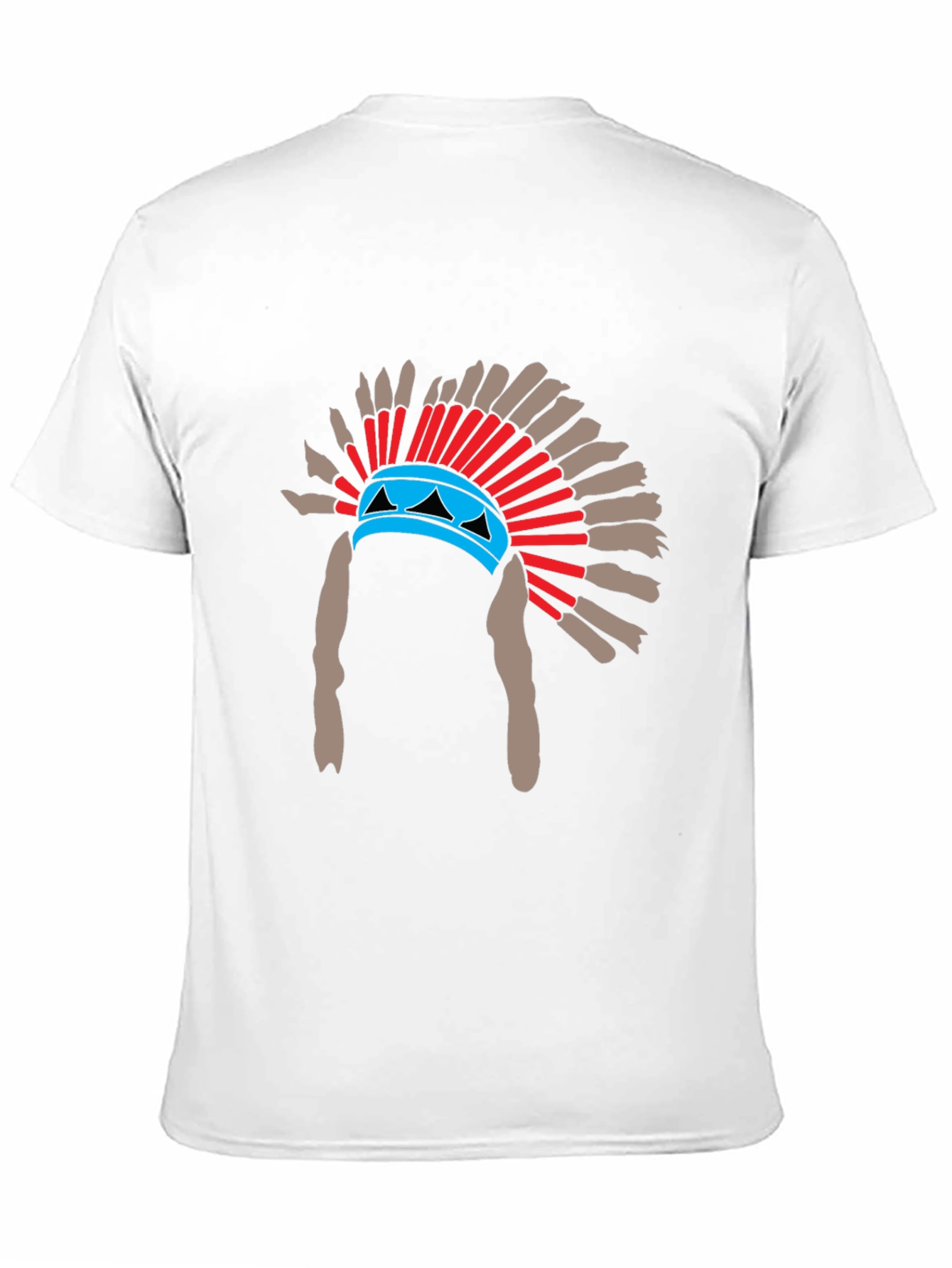 Native American Headdress Graphic T-Shirt