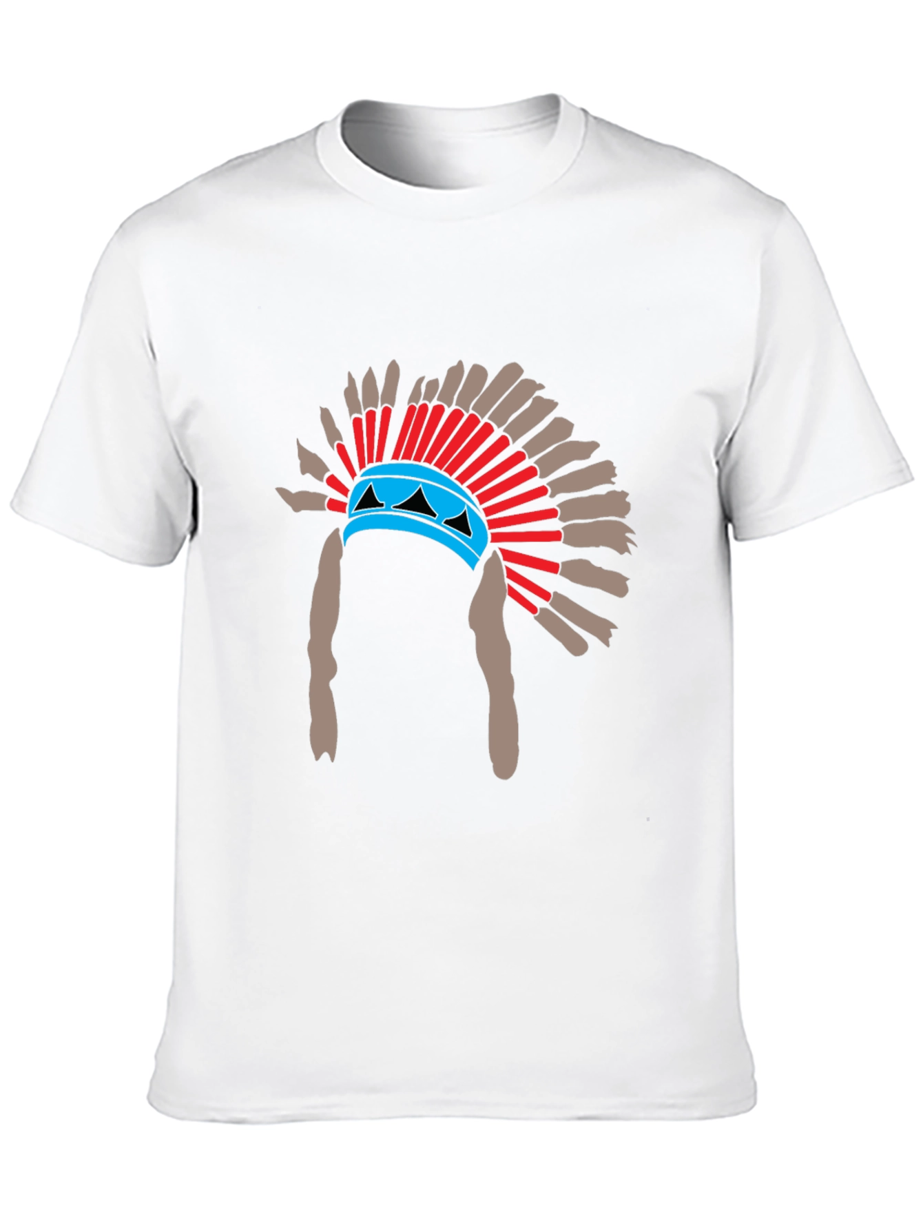 Native American Headdress Graphic T-Shirt