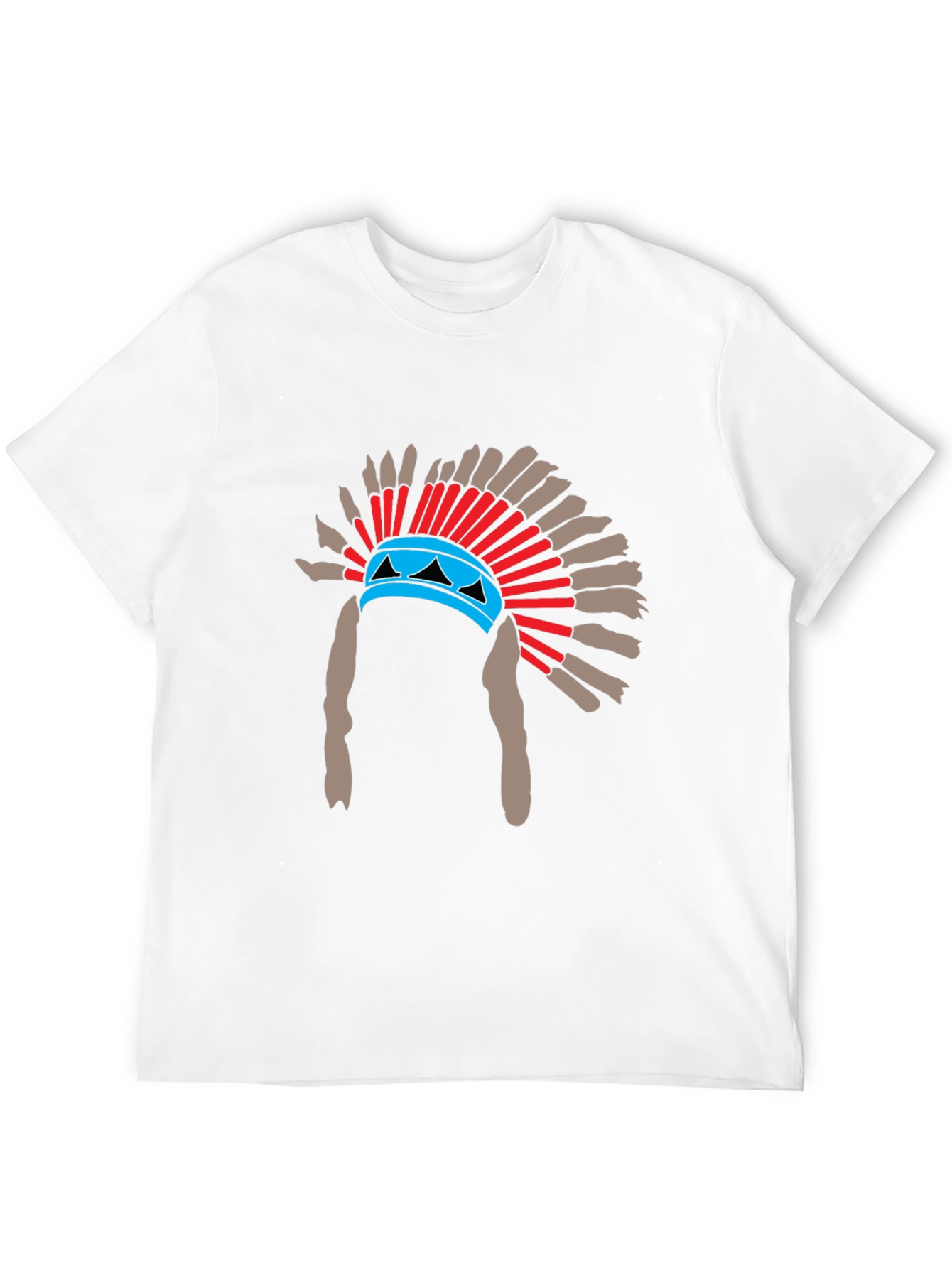 Native American Headdress Graphic T-Shirt