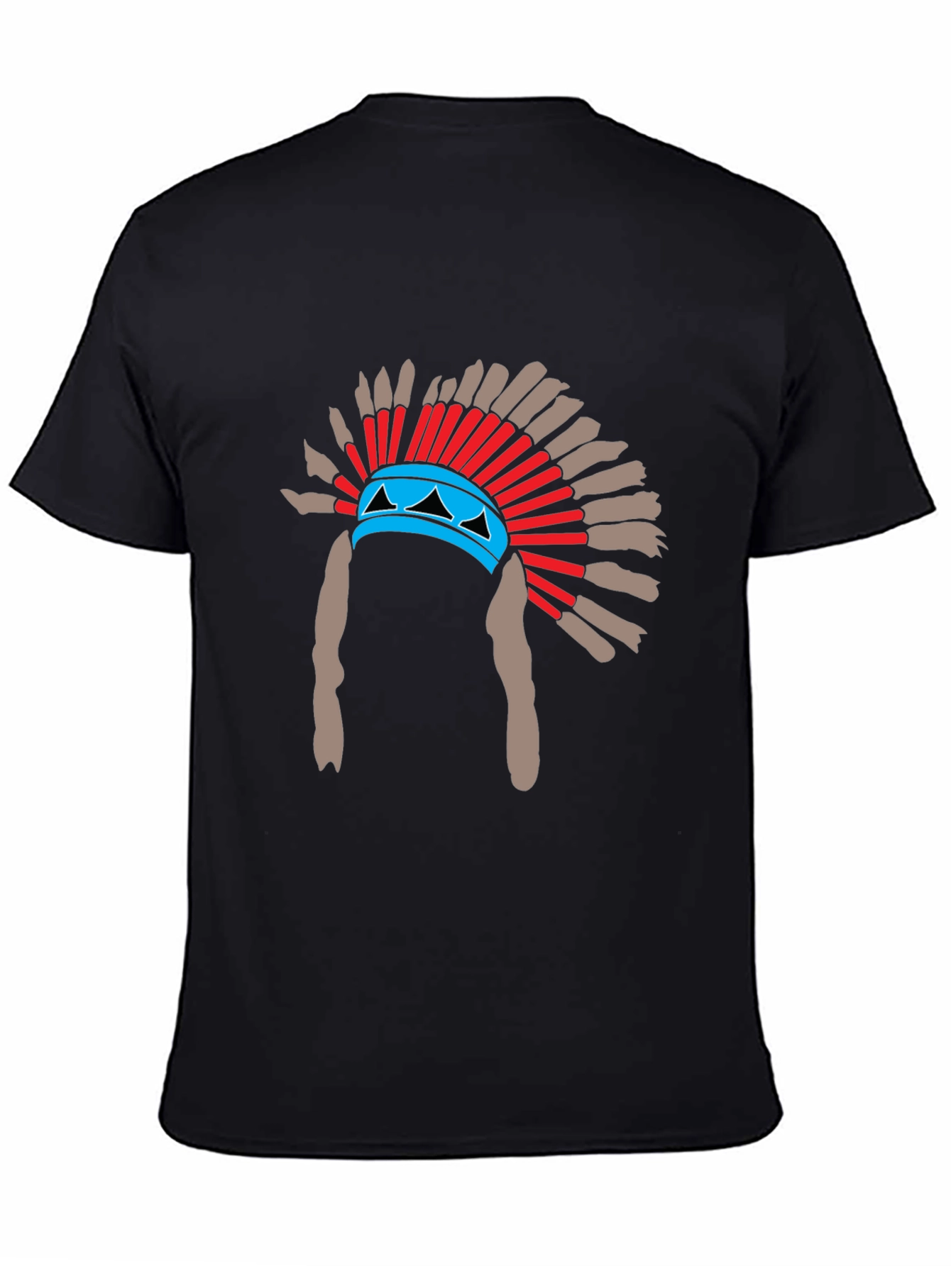 Native American Headdress Graphic T-Shirt