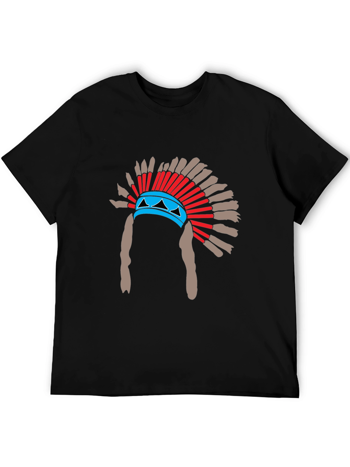 Native American Headdress Graphic T-Shirt