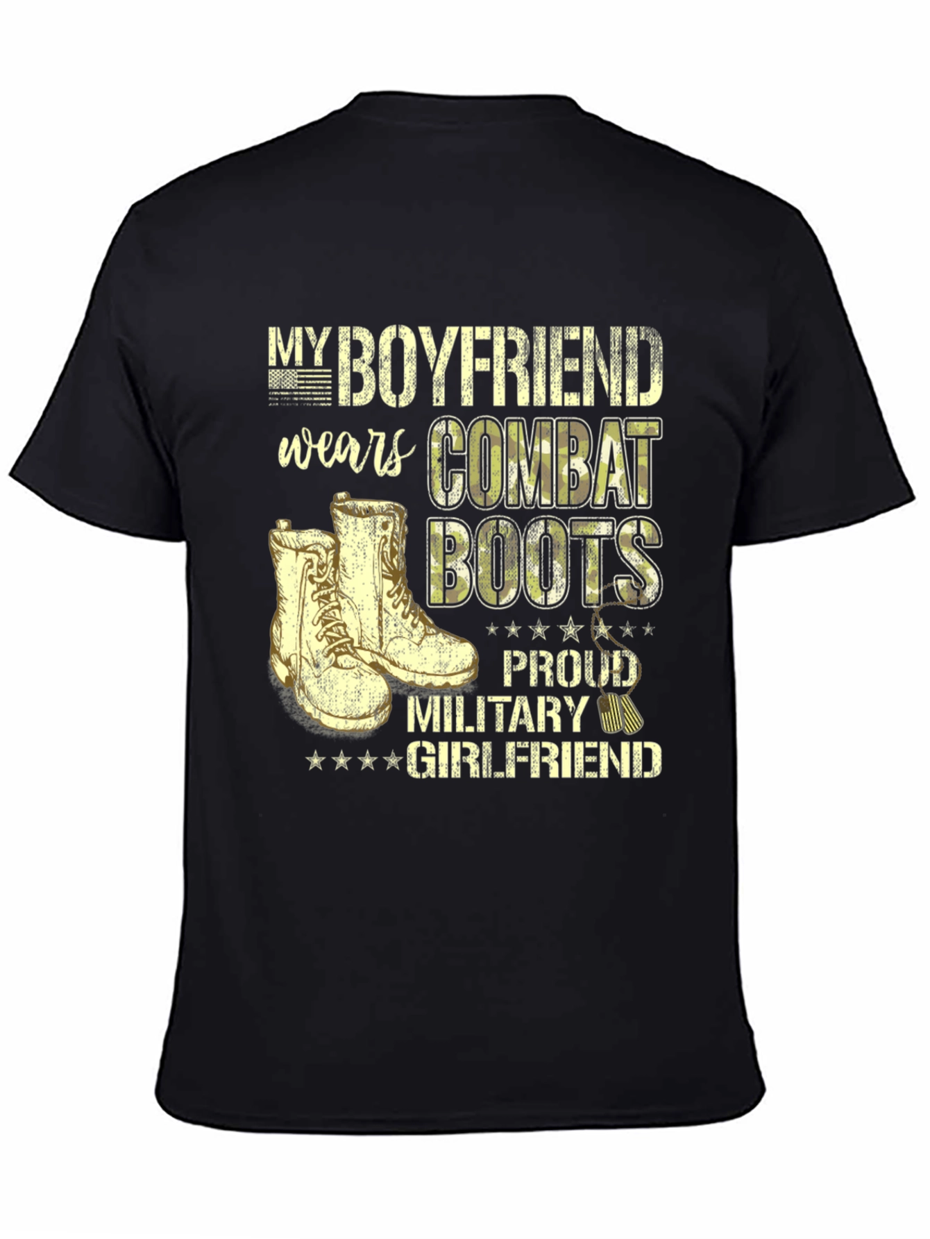 Proud Military Girlfriend T-Shirt