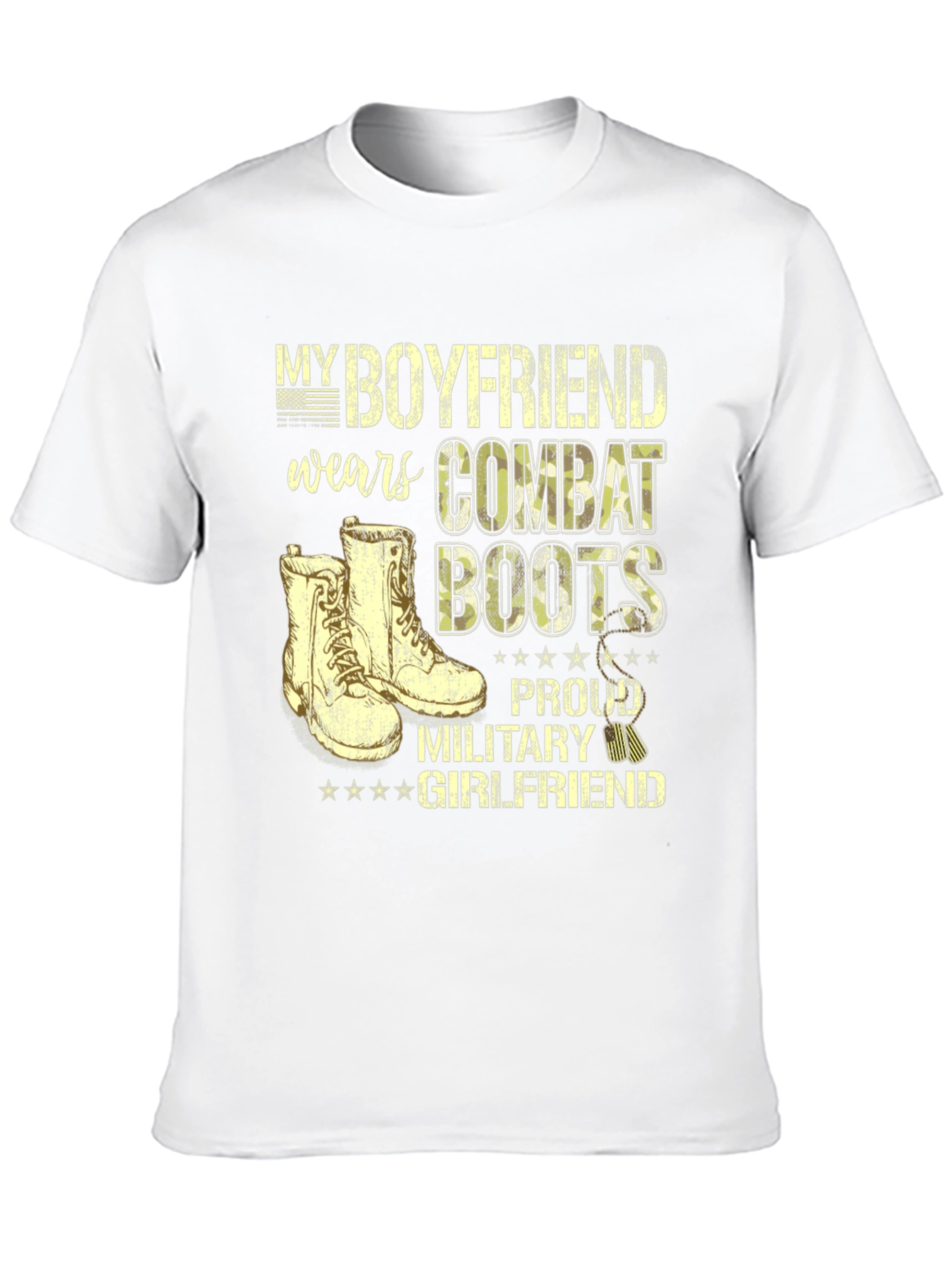 Proud Military Girlfriend T-Shirt