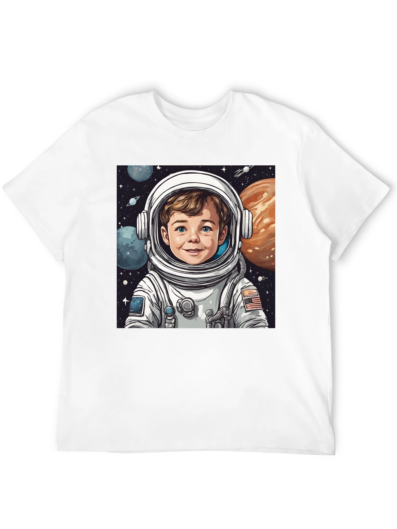 Astronaut Boy Graphic T-Shirt