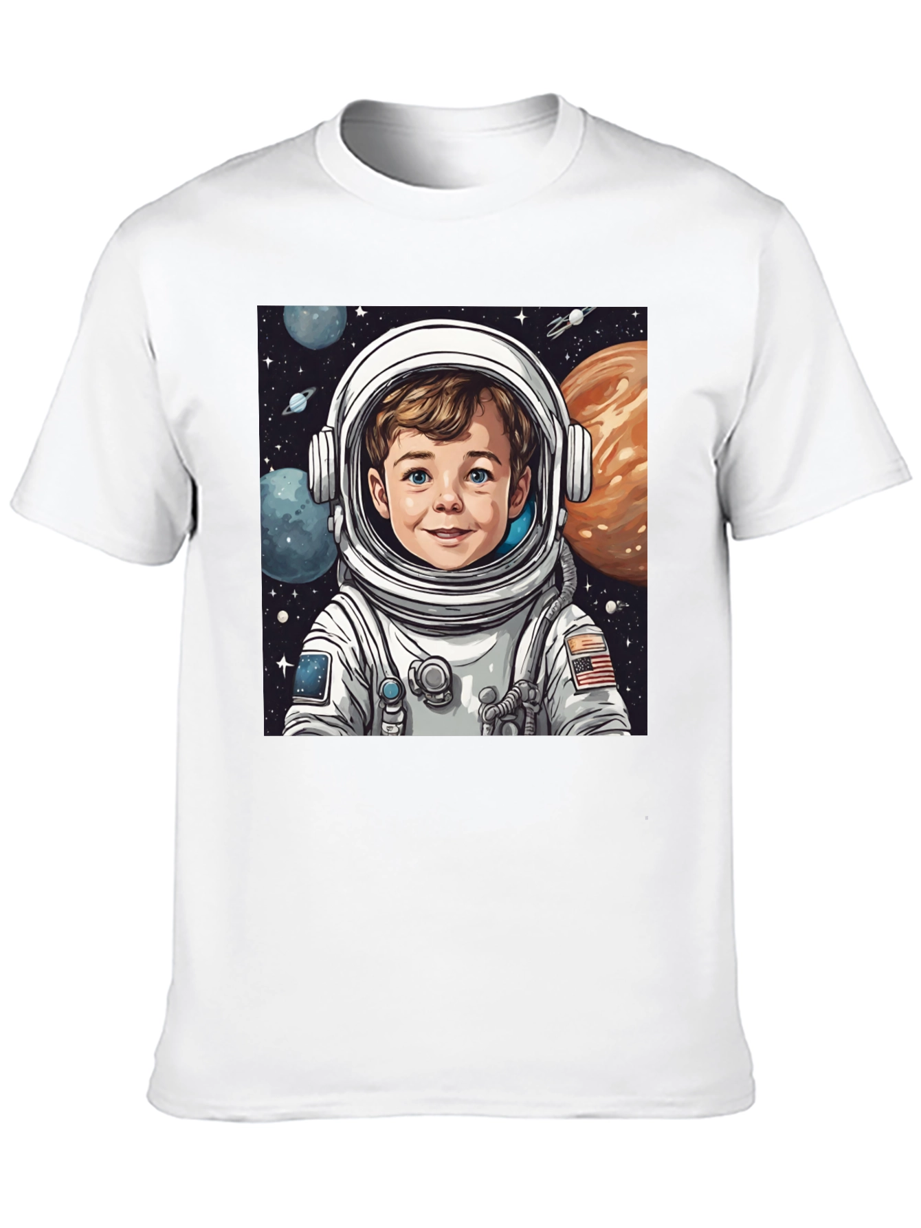 Astronaut Boy Graphic T-Shirt