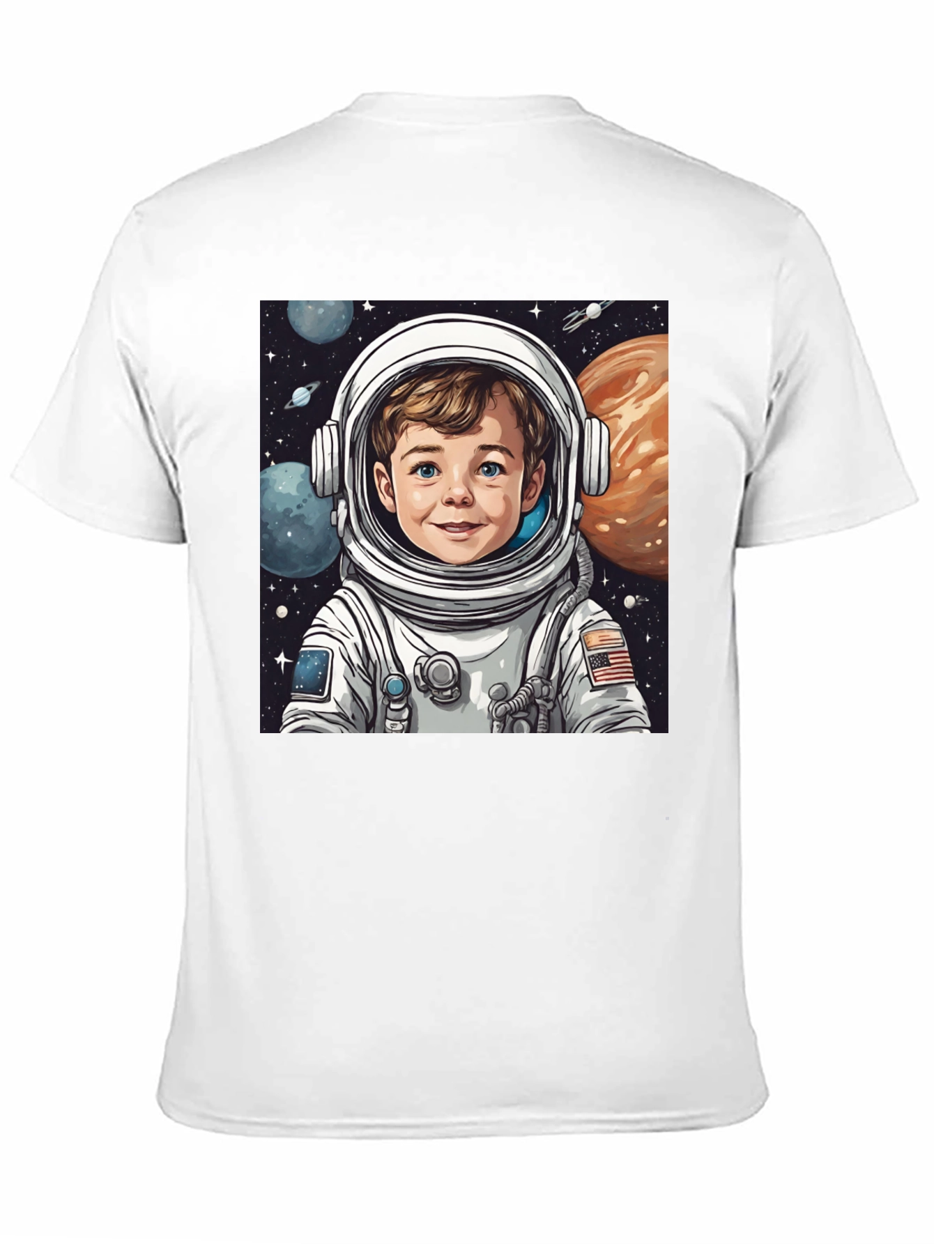 Astronaut Boy Graphic T-Shirt